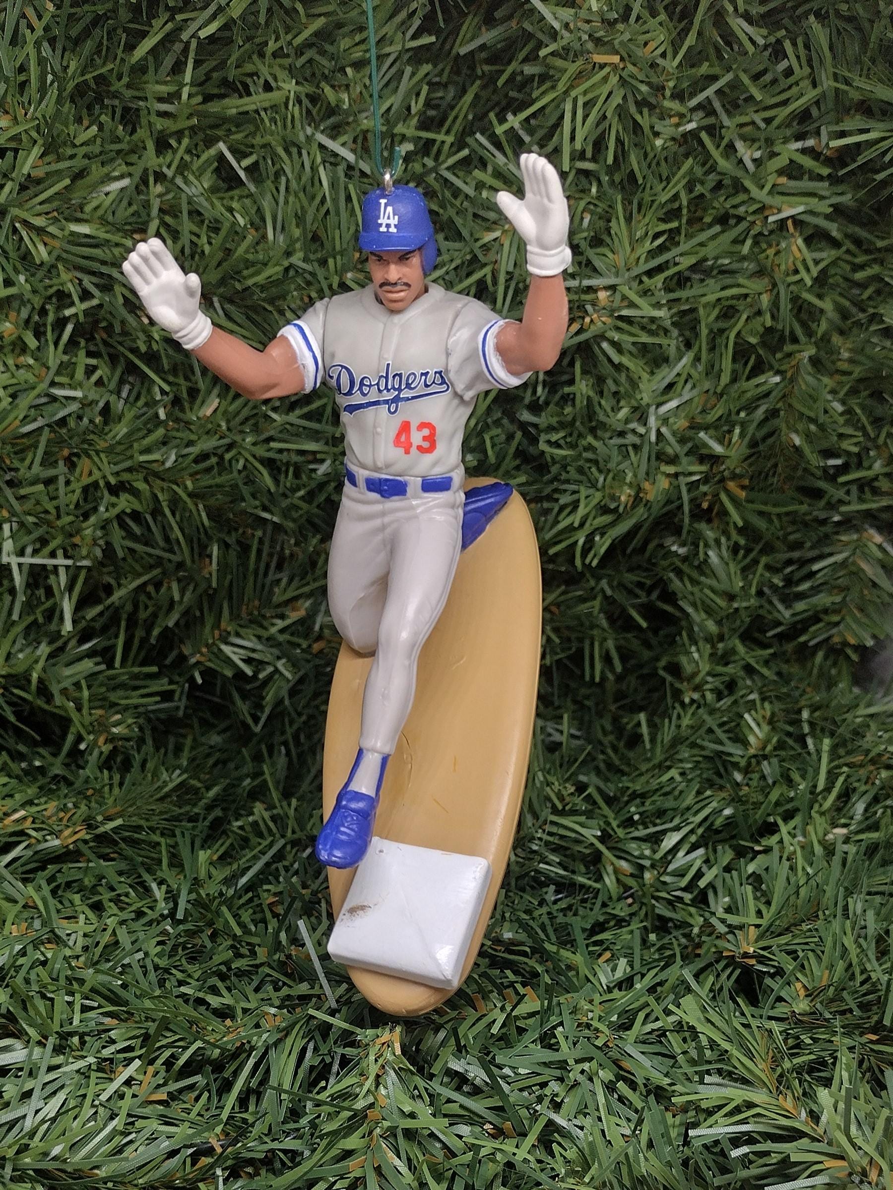 Los Angeles Dodgers Ornament Mike Piazza Christmas gift idea mlb baseball figure unique xmas tree decoration