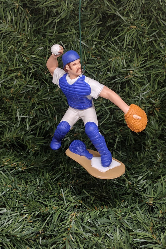 Los Angeles Dodgers Ornament Mike Piazza Christmas gift idea mlb baseball figure unique xmas tree decoration