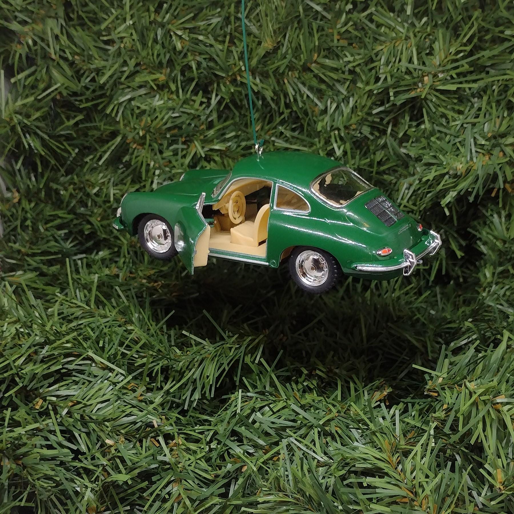 PORSCHE 356 B/C Ornament Christmas Tree Decoration Unique Gift Idea 1962-1965 Green