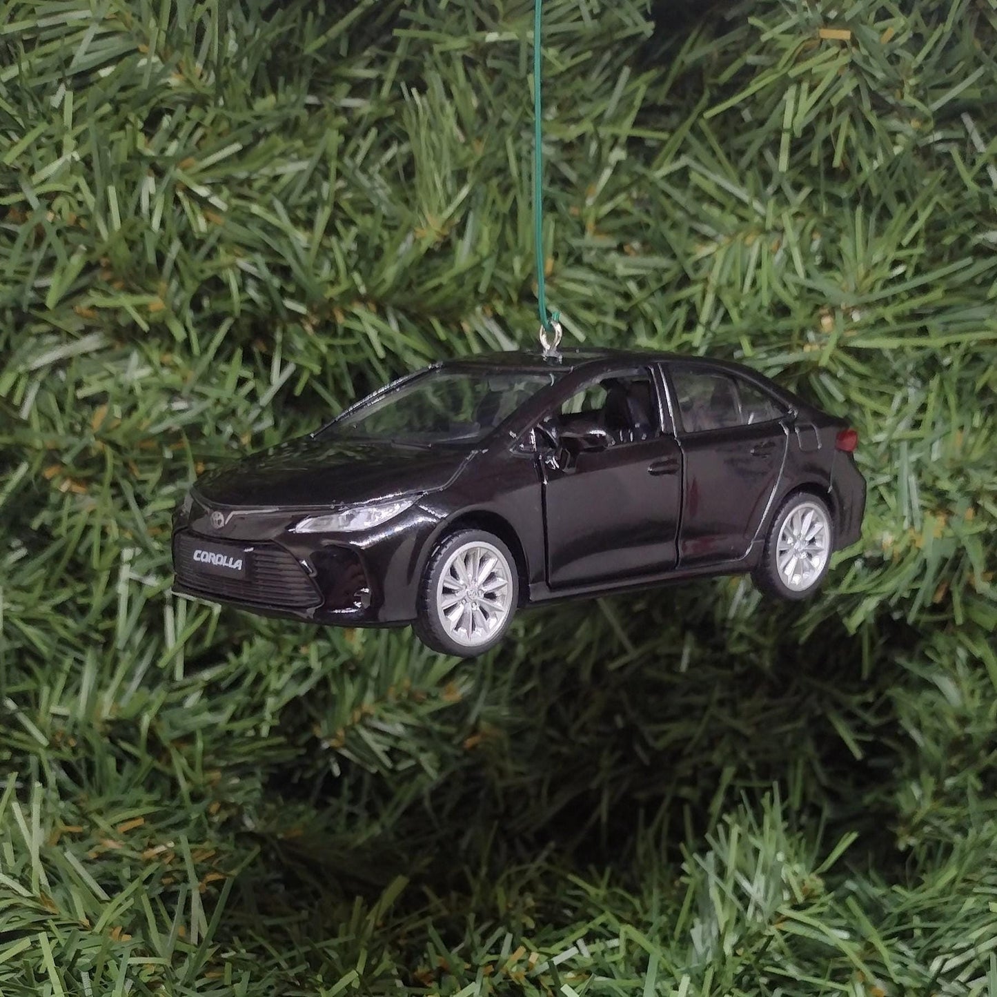 TOYOTA COROLLA Ornament Christmas Tree Decoration unique gift idea 2020-2024 Sedan 4.5 inch Black