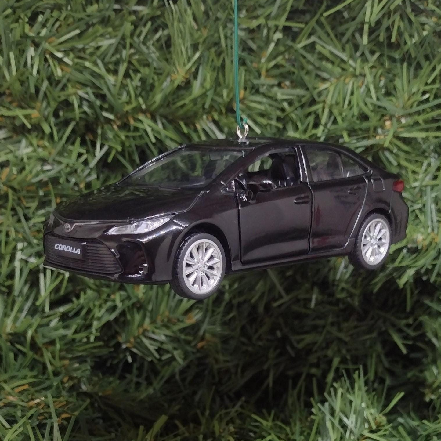 TOYOTA COROLLA Ornament Christmas Tree Decoration unique gift idea 2020-2024 Sedan 4.5 inch Black