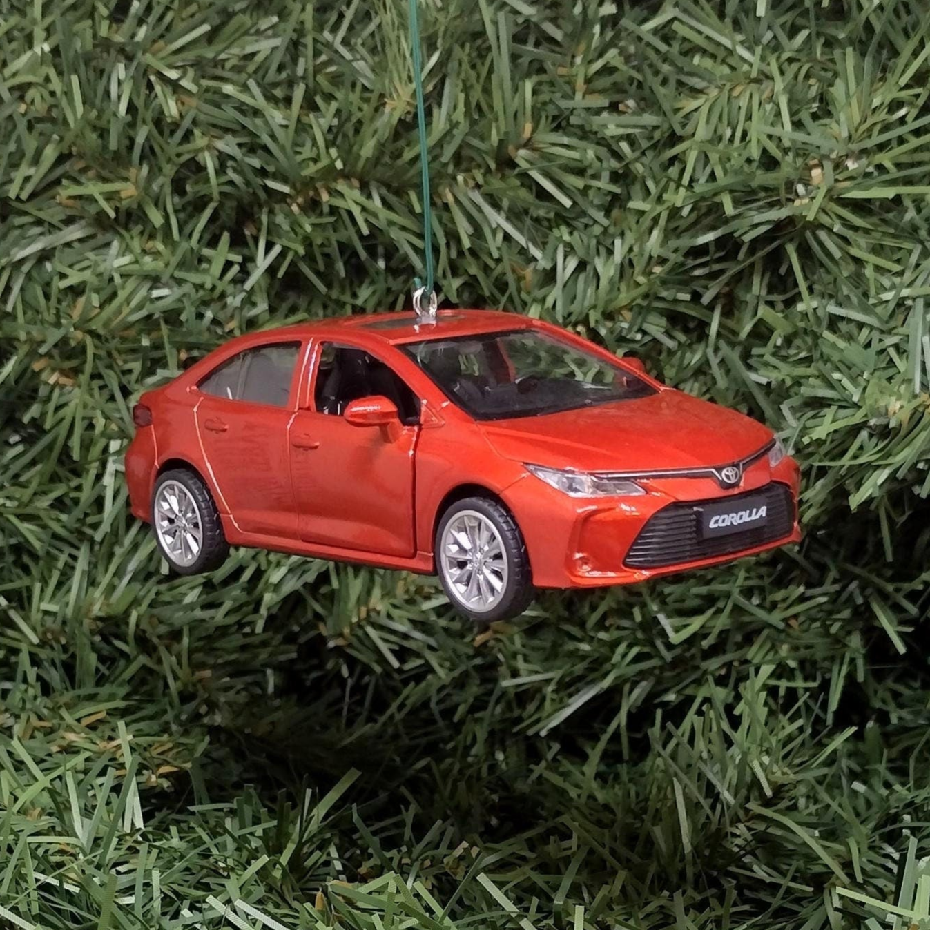 TOYOTA COROLLA Ornament Christmas Tree Decoration unique gift idea 2020-2024 Sedan 4.5 inch Burnt Orange