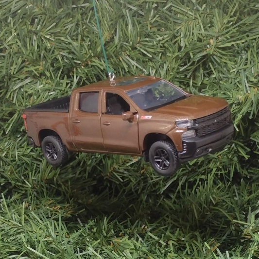 Chevy Silverado Ornament Christmas Decoration Xmas Gift Idea 5 inch 2019 Z71 Chevrolet pickup truck 2018 2020 2021