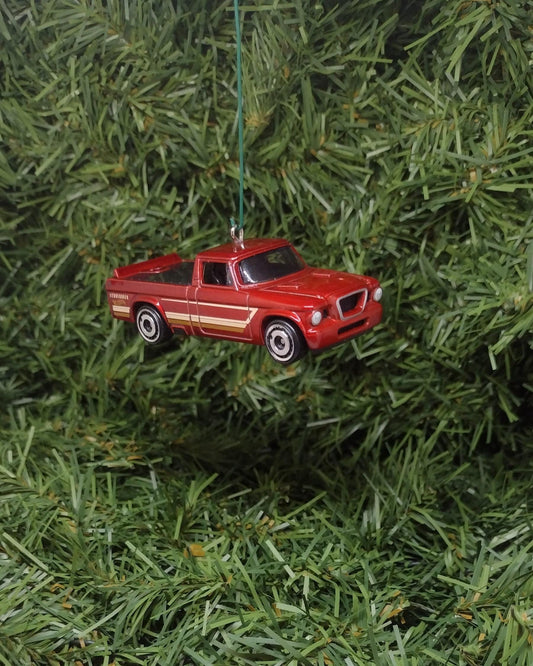 Studebaker Champ Ornament Christmas Gift Idea Unique Xmas Tree Decoration 1963 Pickup Truck