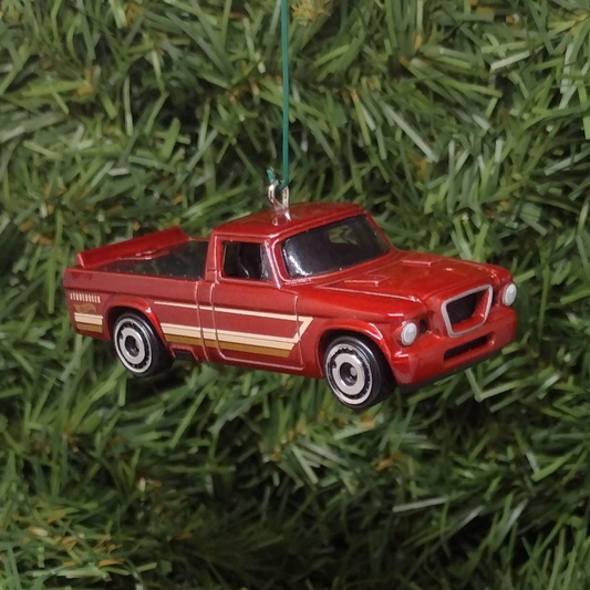Studebaker Champ Ornament Christmas Gift Idea Unique Xmas Tree Decoration 1963 Pickup Truck