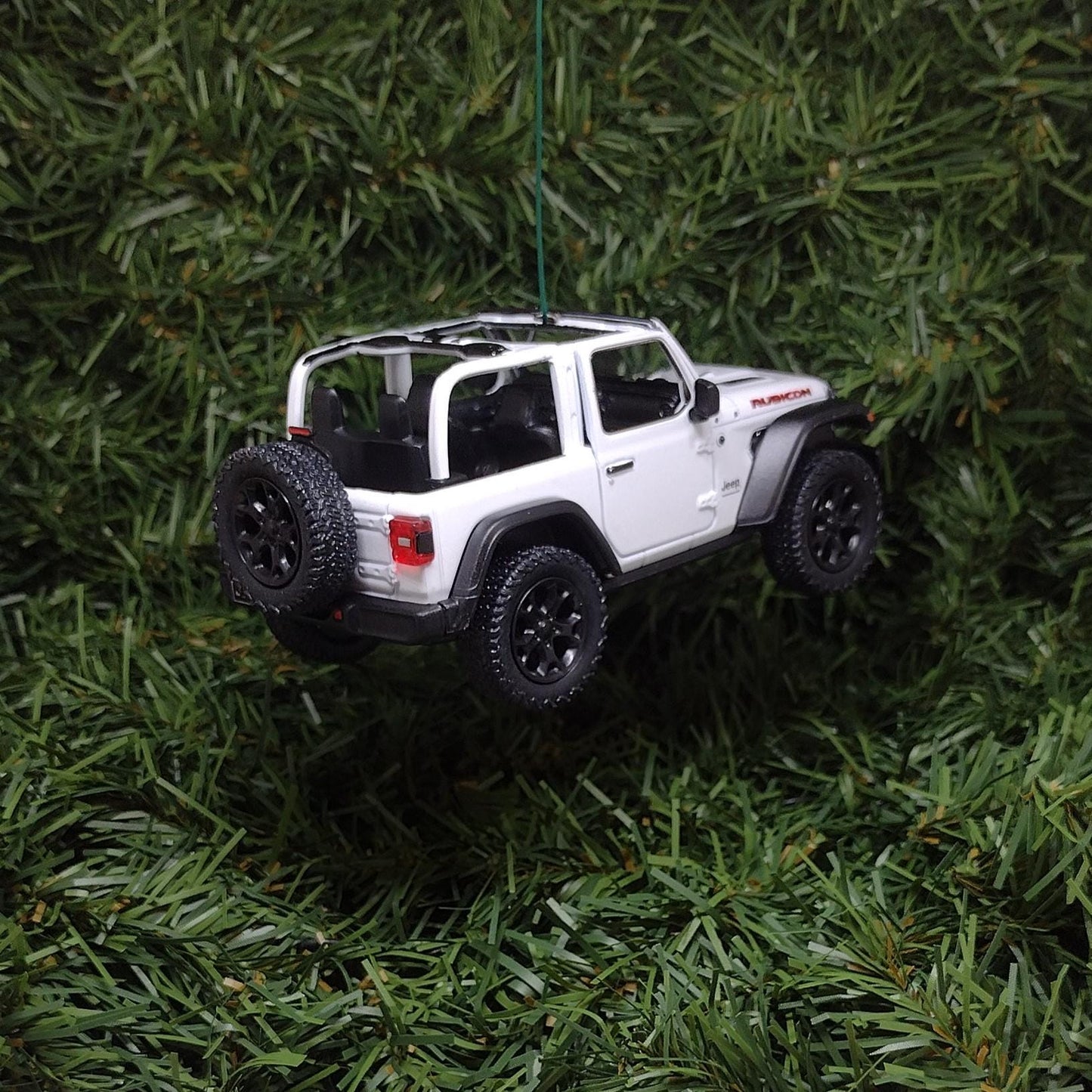 JEEP Wrangler Christmas Ornament OPEN TOP Gift Idea Fun Xmas tree Decoration 5 inch 2018 White