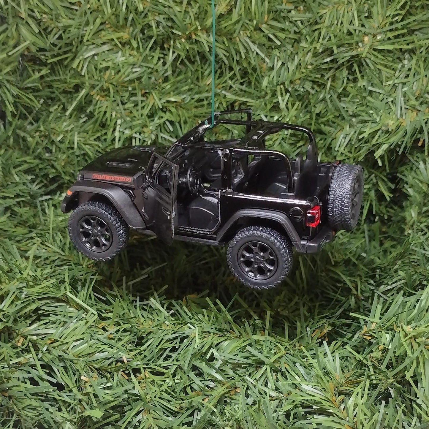 JEEP Wrangler Christmas Ornament OPEN TOP Gift Idea Fun Xmas tree Decoration 5 inch 2018 Black