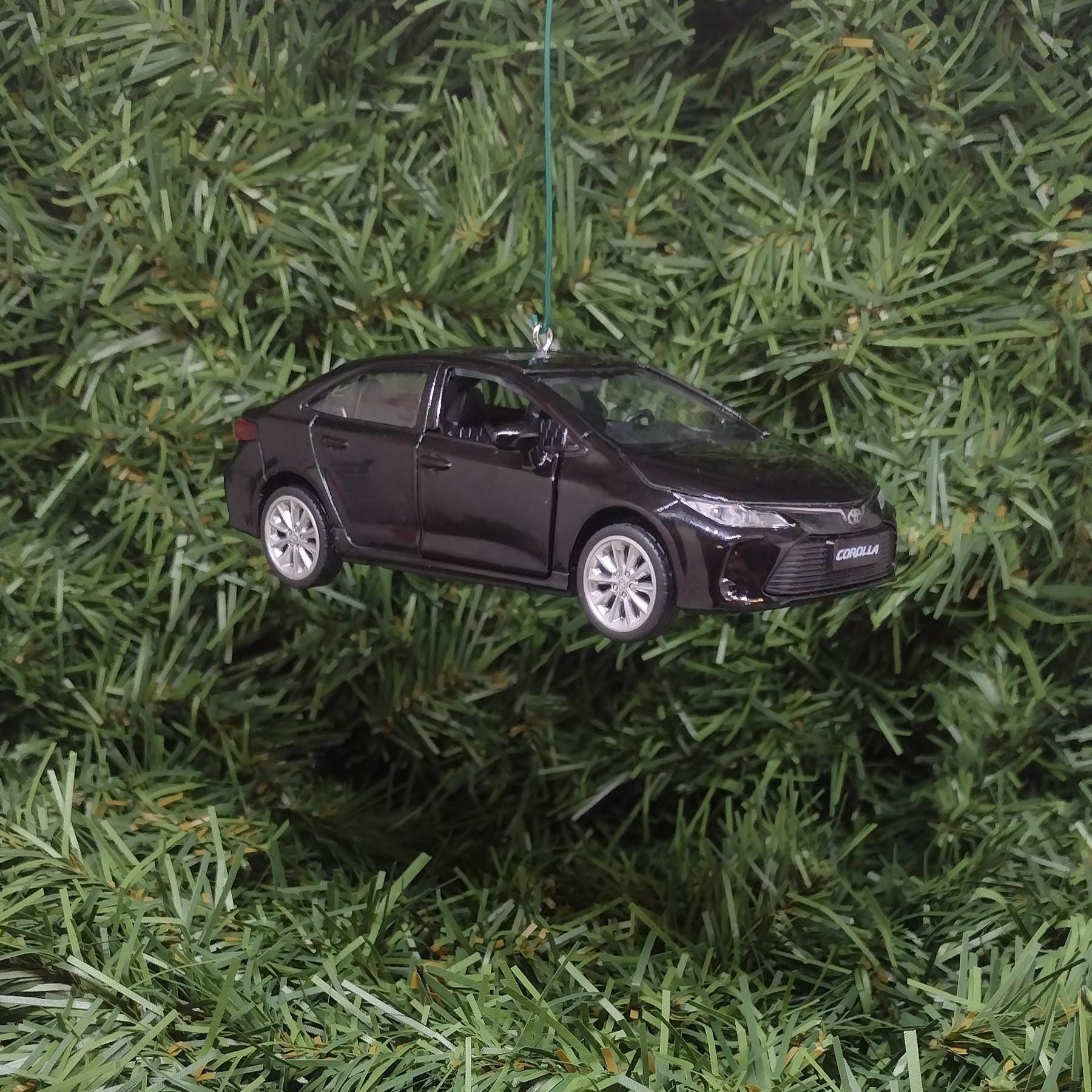 TOYOTA COROLLA Ornament Christmas Tree Decoration unique gift idea 2020-2024 Sedan 4.5 inch Black