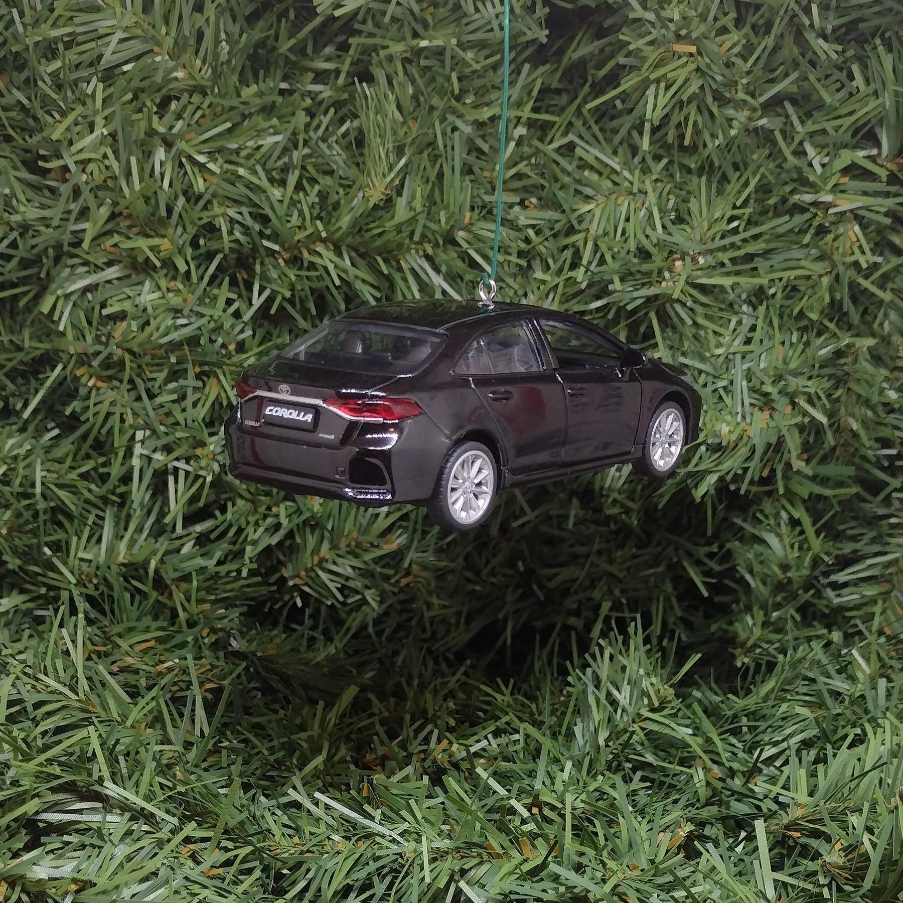 TOYOTA COROLLA Ornament Christmas Tree Decoration unique gift idea 2020-2024 Sedan 4.5 inch Black