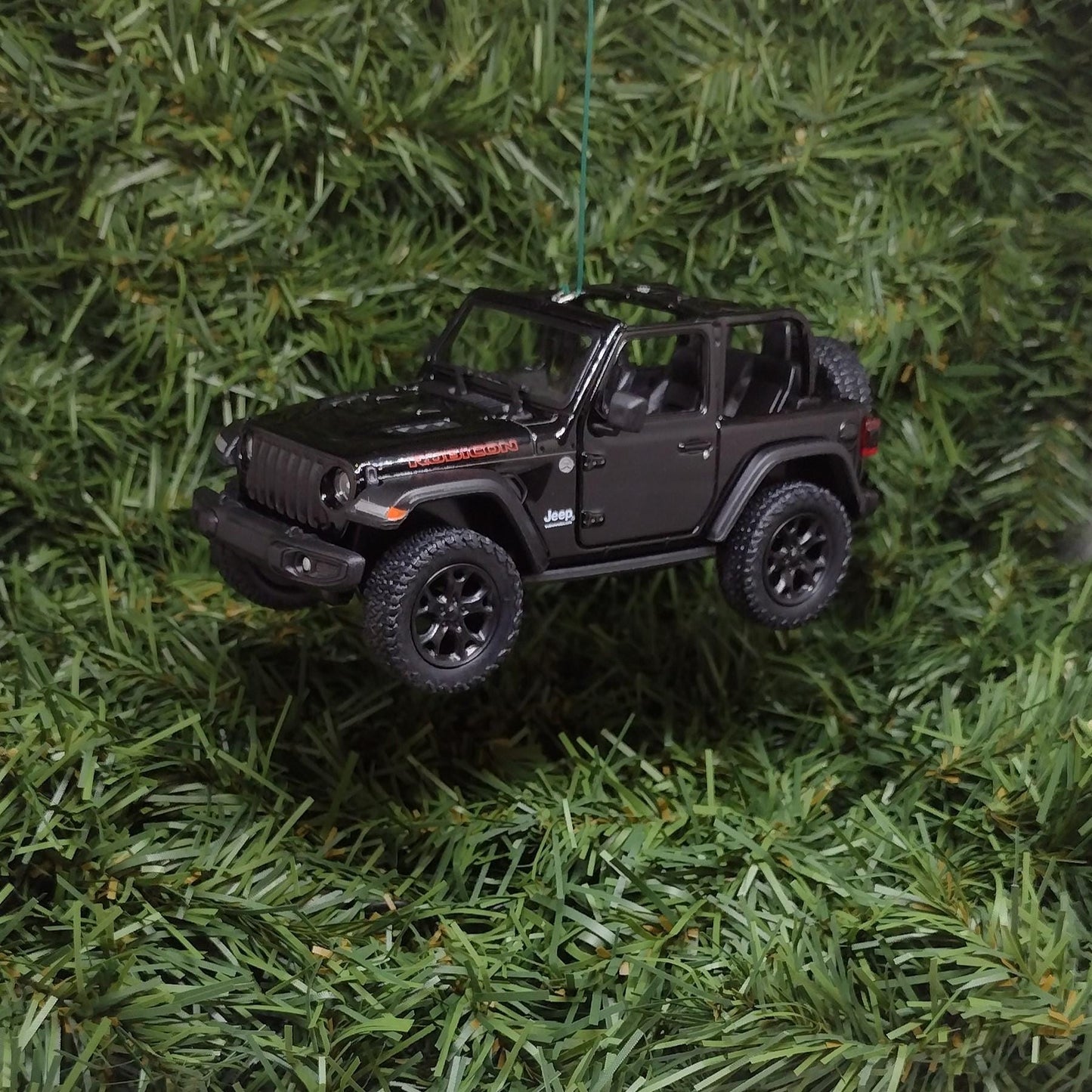 JEEP Wrangler Christmas Ornament OPEN TOP Gift Idea Fun Xmas tree Decoration 5 inch 2018 Black