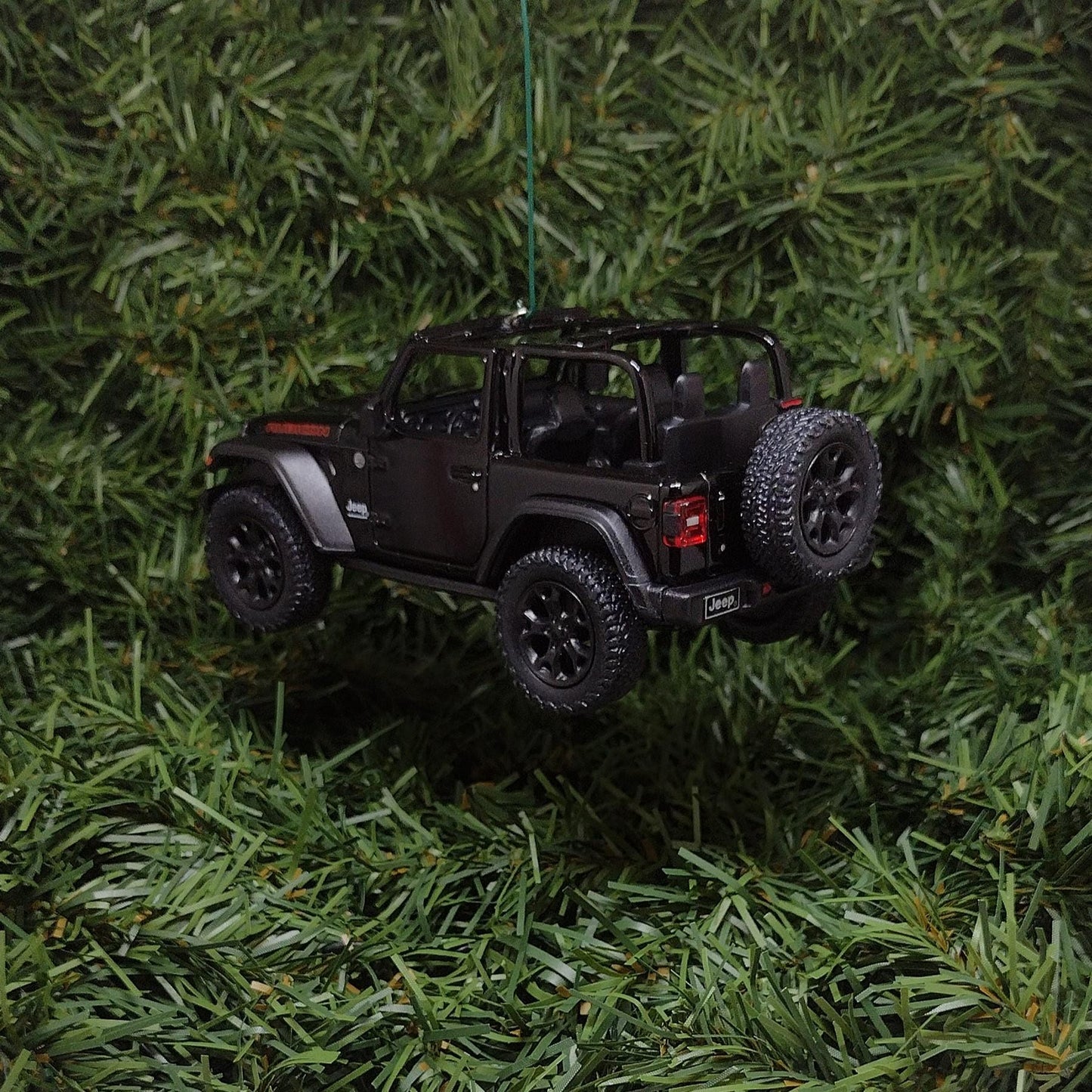 JEEP Wrangler Christmas Ornament OPEN TOP Gift Idea Fun Xmas tree Decoration 5 inch 2018 Black