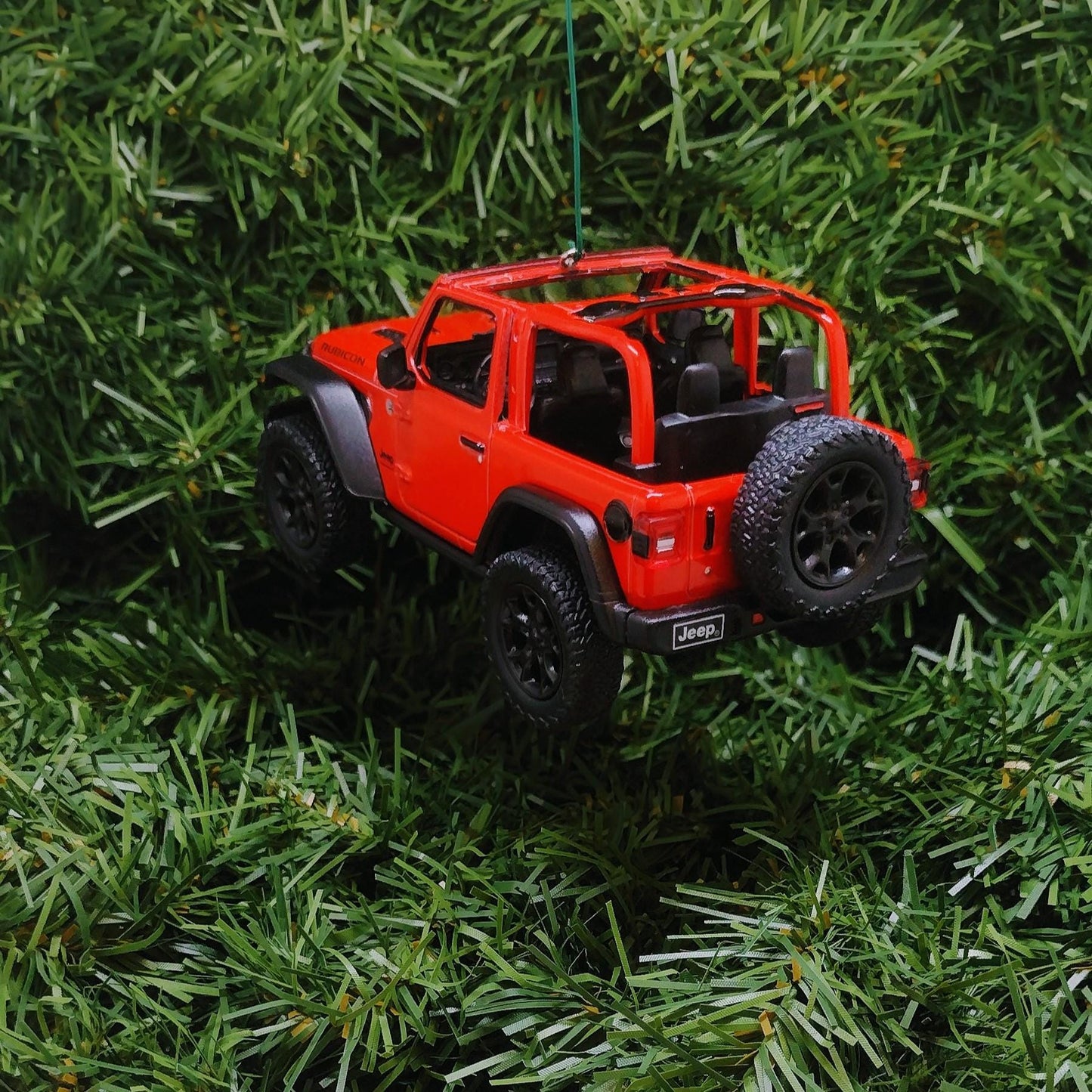 JEEP Wrangler Christmas Ornament OPEN TOP Gift Idea Fun Xmas tree Decoration 5 inch 2018 red