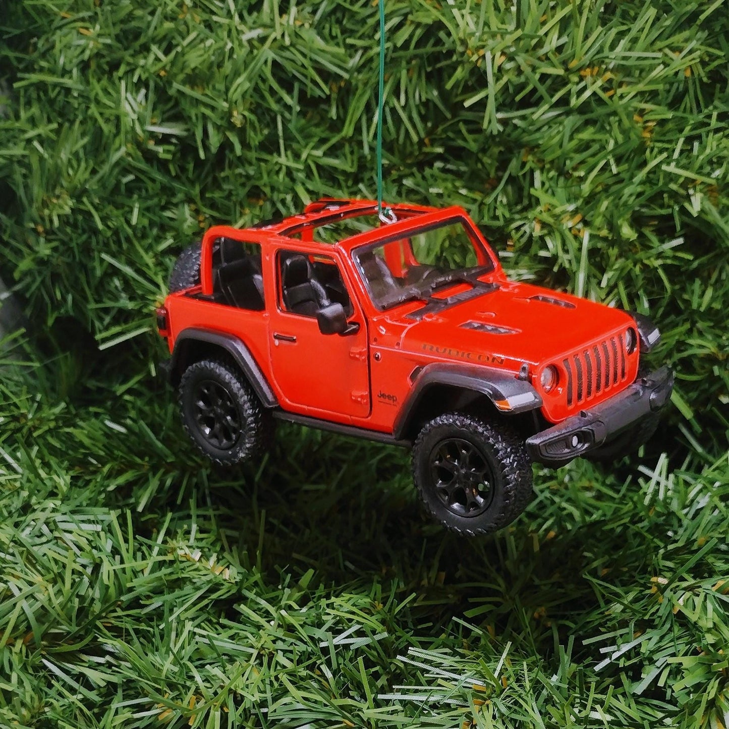 JEEP Wrangler Christmas Ornament OPEN TOP Gift Idea Fun Xmas tree Decoration 5 inch 2018 red