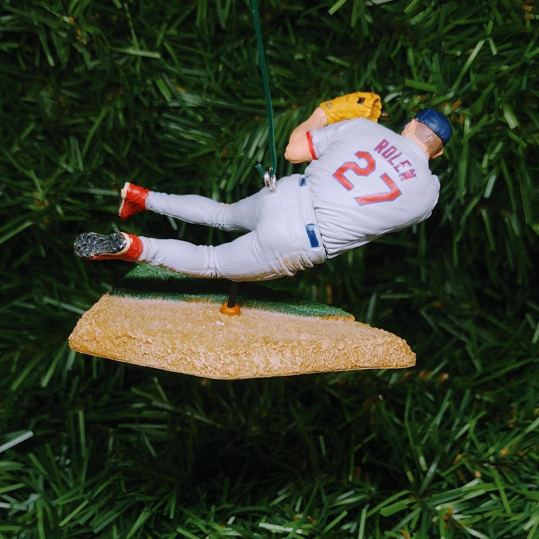 SAINT LOUIS CARDINALS Christmas Ornaments Vince Coleman-Rick Ankiel-Ray Lankford Scott Rolen Mlb Baseball figure Xmas Tree Gift