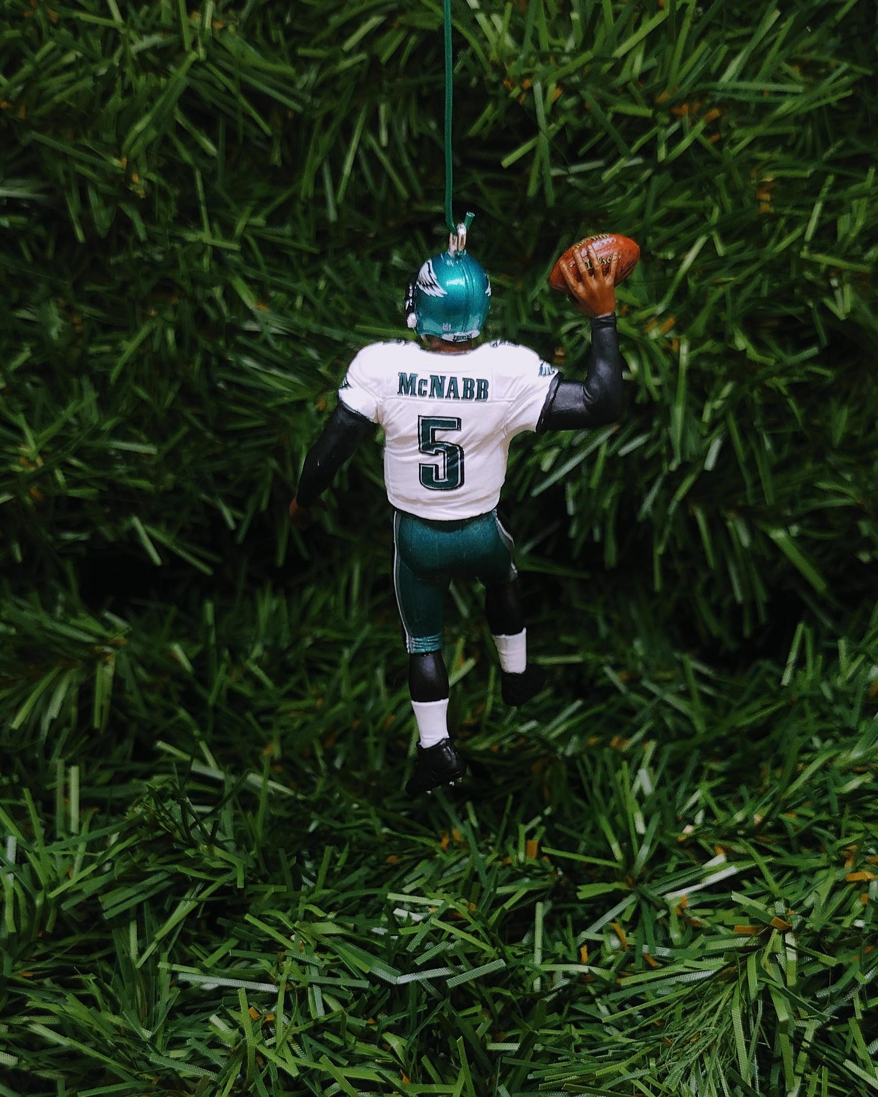 PHILADELPHIA EAGLES Ornament Christmas Gift Idea Donovan McNabb Unique Xmas Tree Decoration NFL Football
