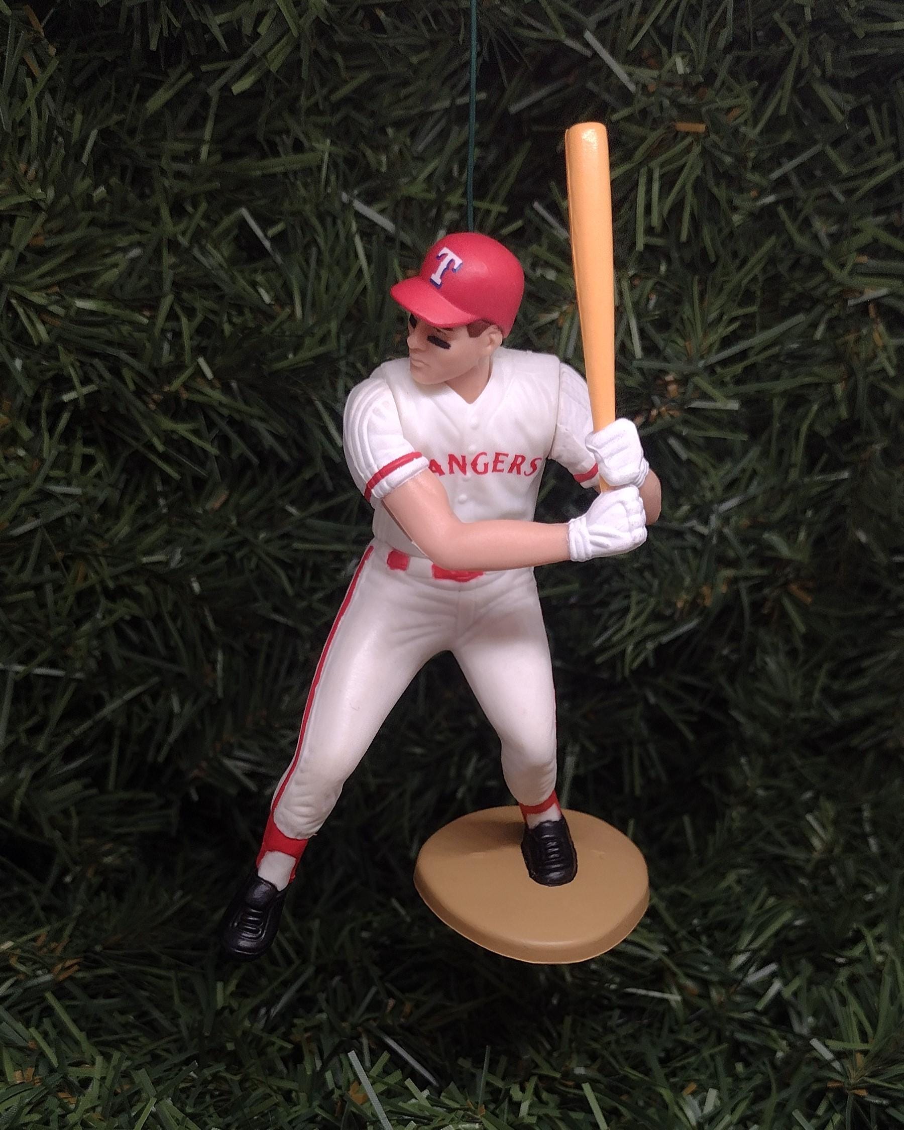 TEXAS RANGERS Ornaments MLB baseball Christmas Gift Ivan Rodriguez/Juan Gonzalez/Will Clark Xmas Tree Decoration