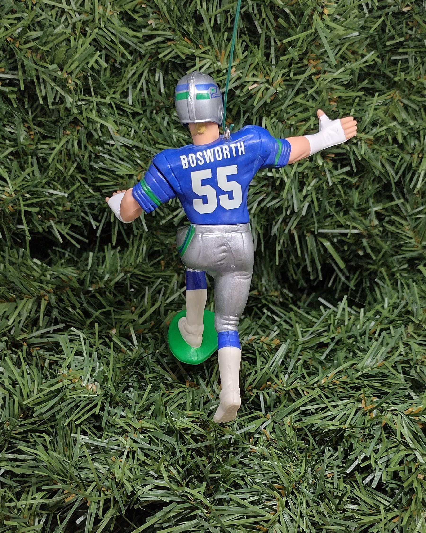 Brian Bosworth SEATTLE SEAHAWKS Christmas tree Ornament xmas nfl football figure unique gift