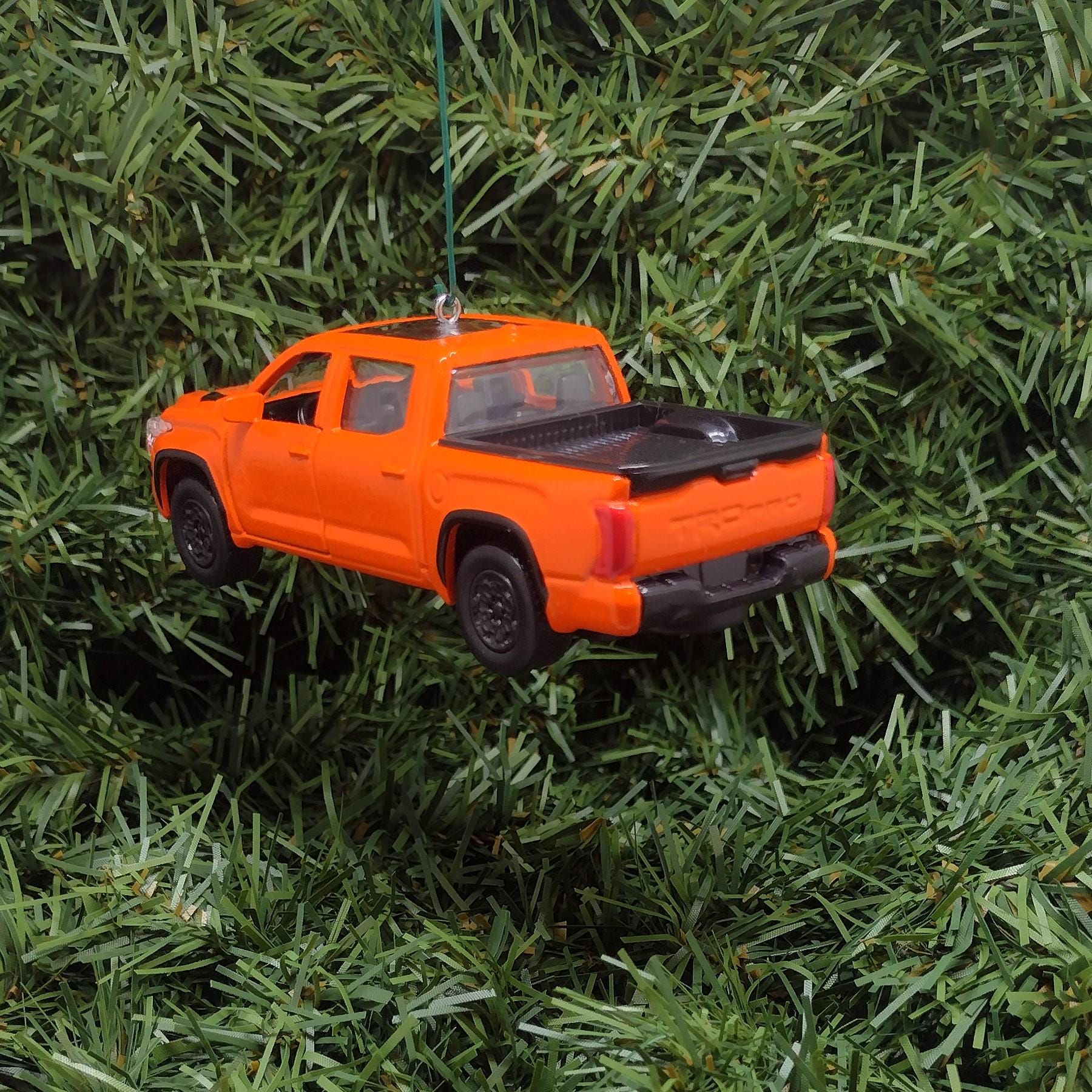 TOYOTA TUNDRA Ornament Christmas Tree Decoration Unique Gift Idea 2022 TRD Pro Truck Orange 2023 2024