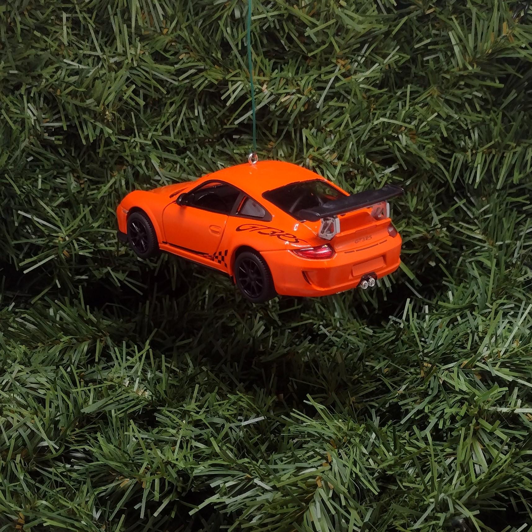 PORSCHE 911 GT3 RS Ornament Christmas Tree Decoration Unique Gift Idea 2010 gt3rs Orange