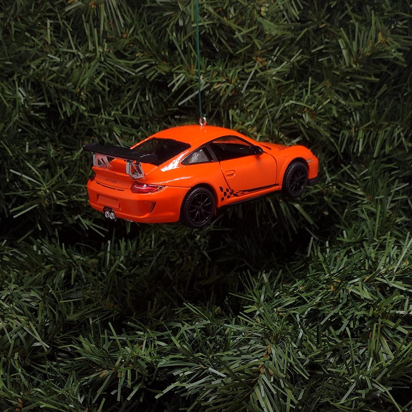 PORSCHE 911 GT3 RS Ornament Christmas Tree Decoration Unique Gift Idea 2010 gt3rs Orange