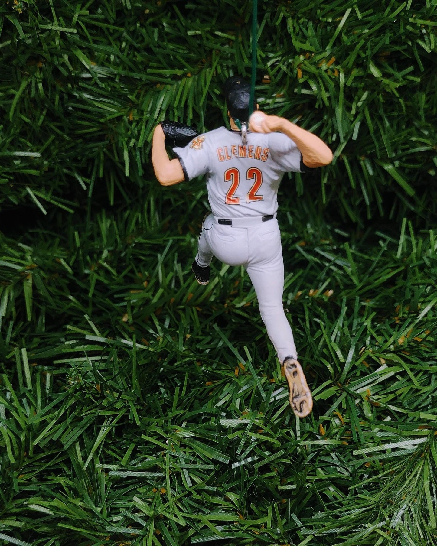 HOUSTON ASTROS Roger Clemens Christmas Ornament mlb Baseball Figure Unique Gift Idea Xmas Tree Decoration