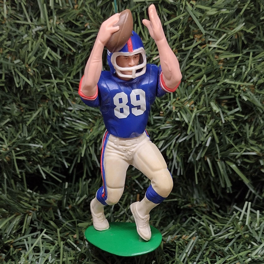 NEW YORK GIANTS Ornament Christmas Gift Mark Bavaro NFL Football Figure Xmas Decoration