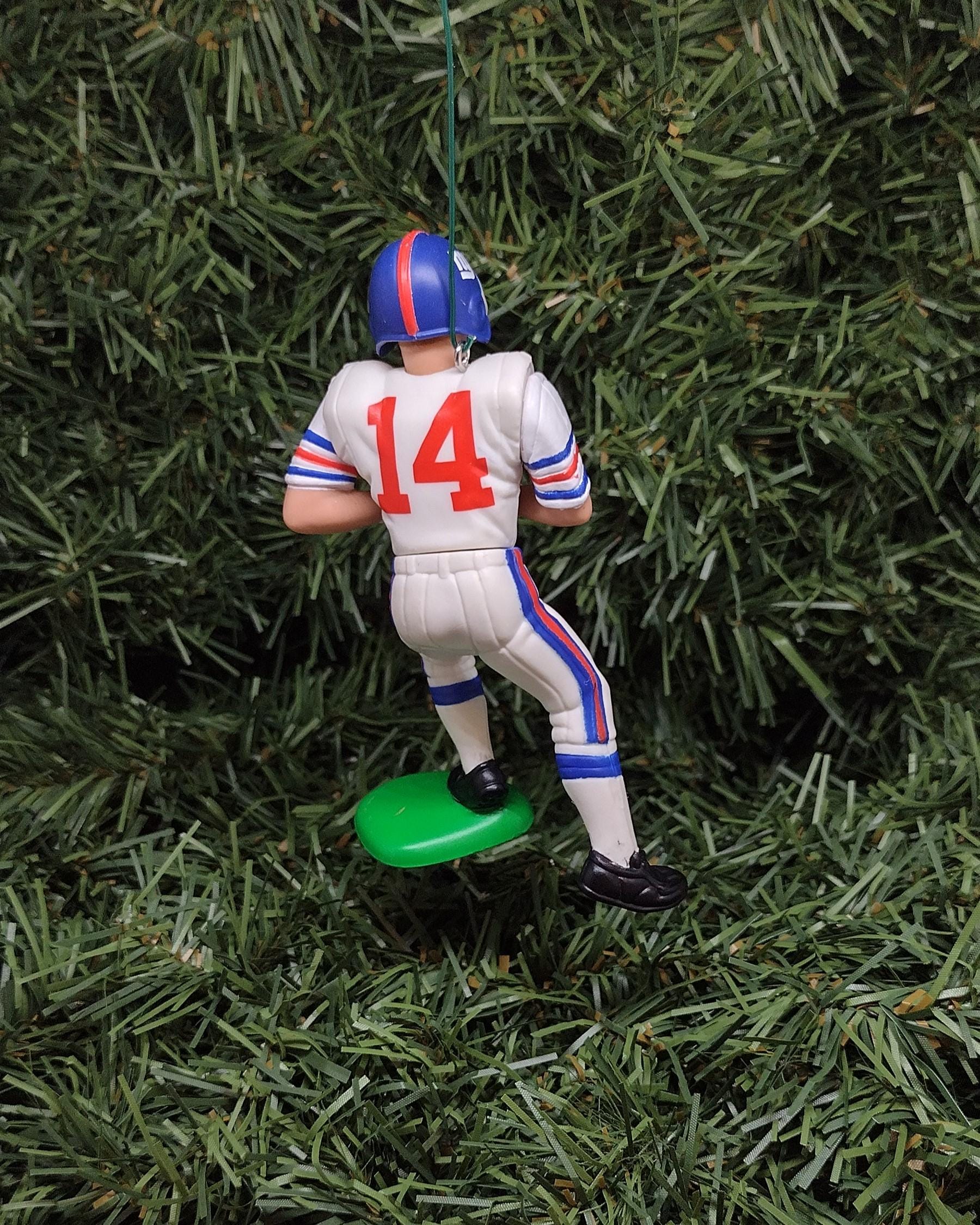 Y.A. Tittle NEW YORK GIANTS Christmas tree ornament xmas nfl football figure unique gift idea