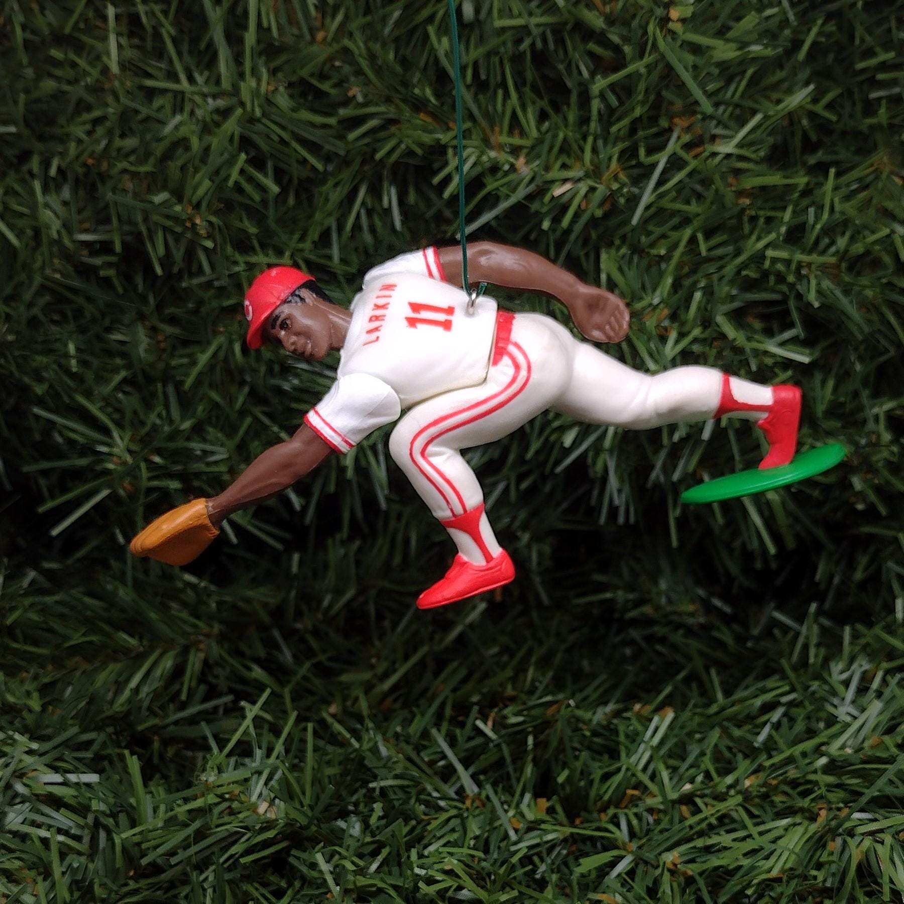 Barry Larkin CINCINNATI REDS Ornament Christmas Tree Decoration MLB Baseball Figure Unique Gift Idea