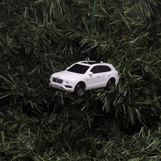 Bentley Bentayga Ornament Christmas Tree Decoration Luxury SUV Unique Gift Idea 2015-2020