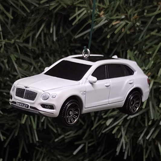 Bentley Bentayga Ornament Christmas Tree Decoration Luxury SUV Unique Gift Idea 2015-2020