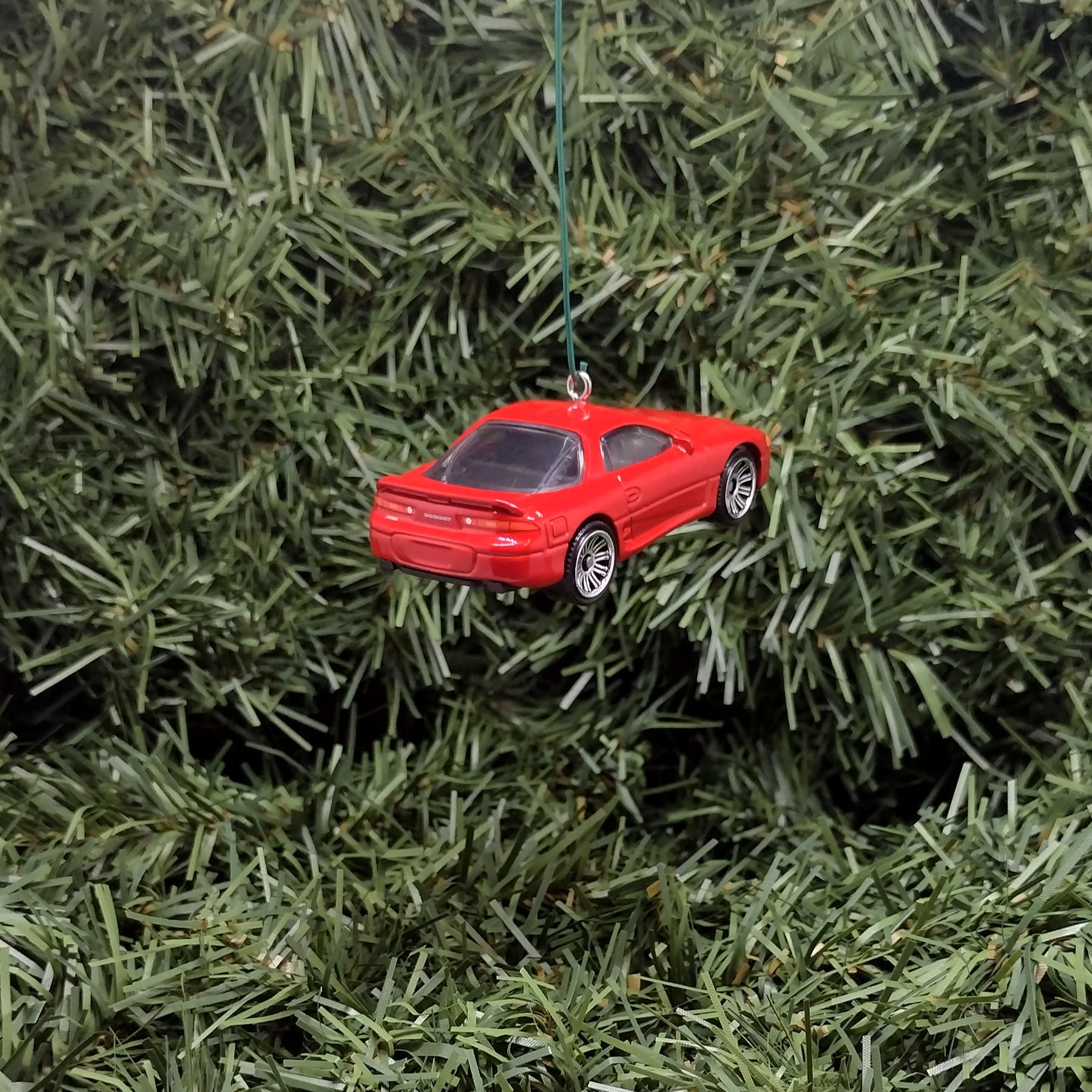 Mitsubishi 3000GT Christmas Ornament Fun Gift Idea for Car Enthusiast or Man Cave Unique Xmas Tree Decoration