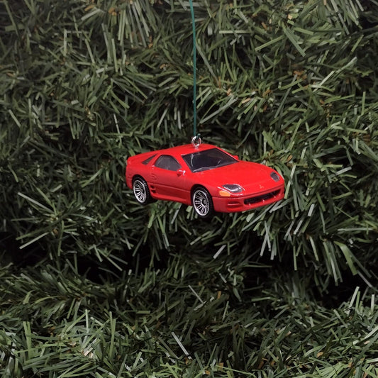 Mitsubishi 3000GT Christmas Ornament Fun Gift Idea for Car Enthusiast or Man Cave Unique Xmas Tree Decoration