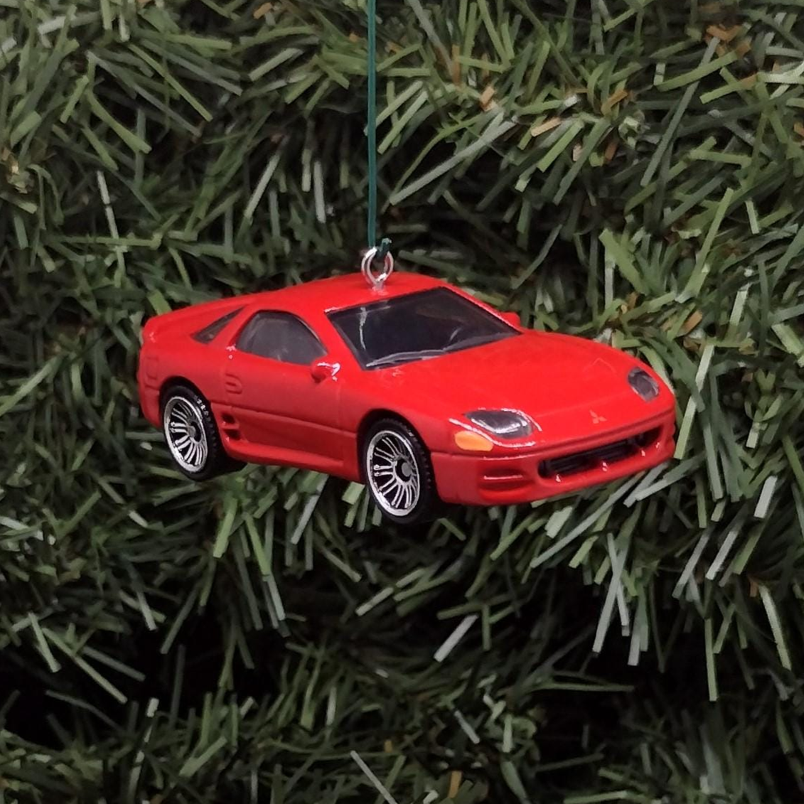 Mitsubishi 3000GT Christmas Ornament Fun Gift Idea for Car Enthusiast or Man Cave Unique Xmas Tree Decoration