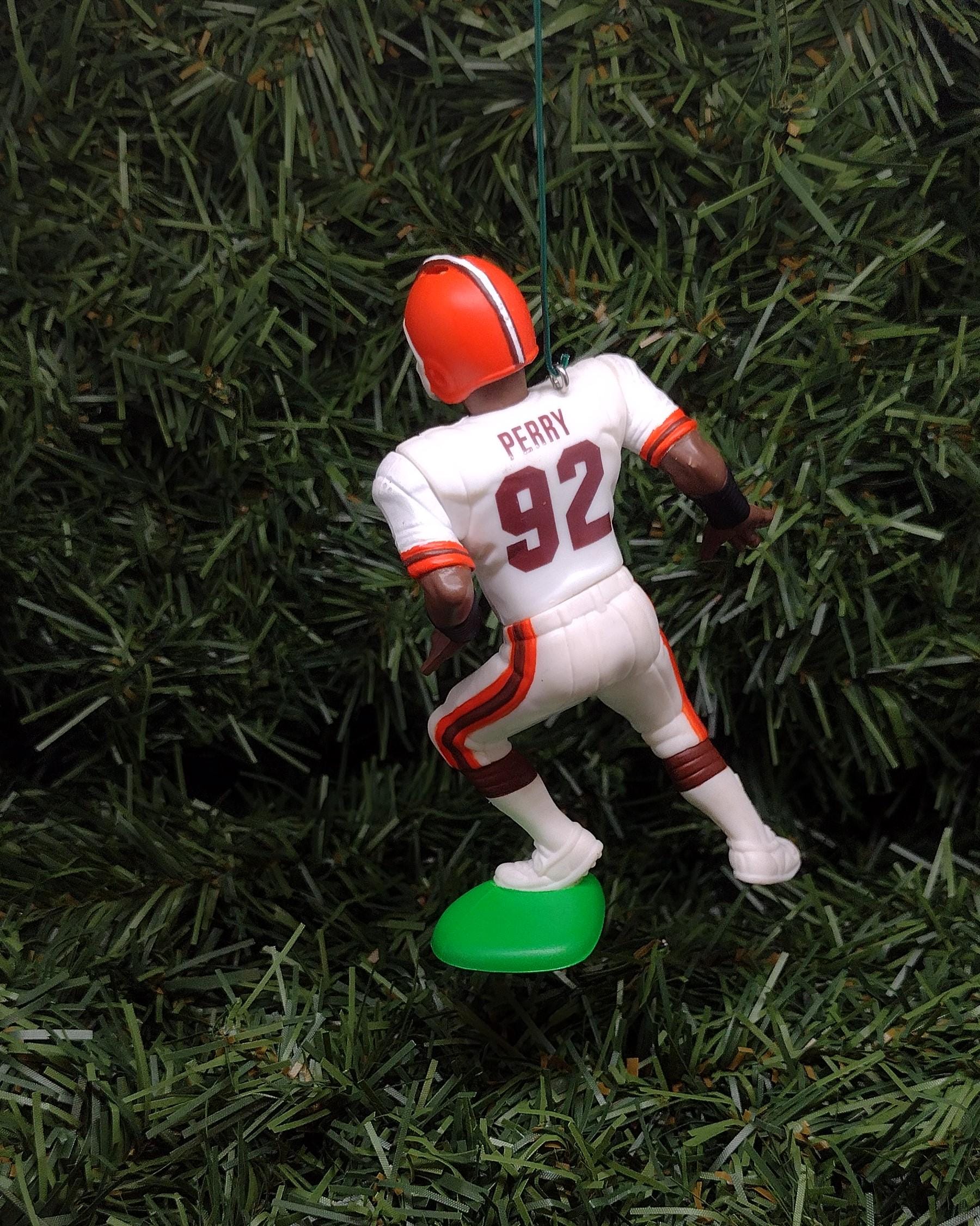 CLEVELAND BROWNS Ornaments Christmas Tree Decoration Ozzie Newsome/Tim Couch Michael Dean Perry NFL Football Unique Xmas Gift Idea