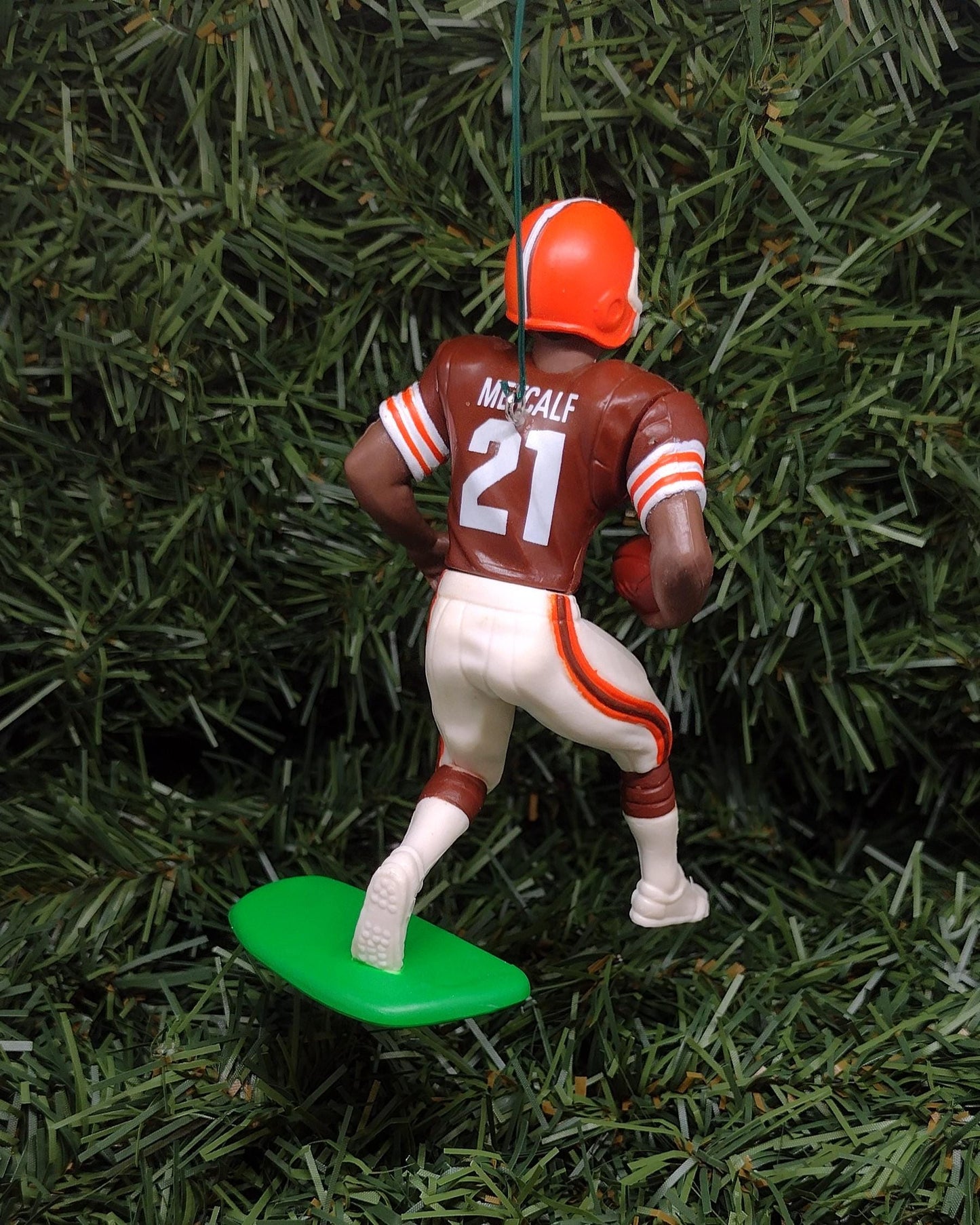 Eric Metcalf CLEVELAND BROWNS Christmas tree ornament xmas nfl football figure unique gift idea