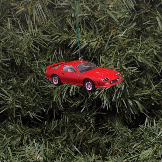 Chevy Camaro Ornament 1991 Z28 Christmas Tree Decoration Unique Gift Idea 1982-1992 Red Nice Detail