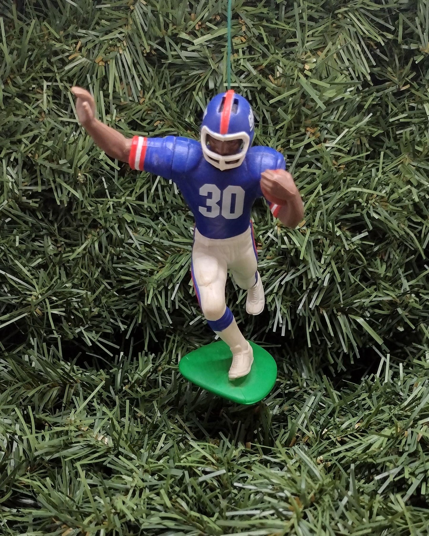 NEW YORK GIANTS Ornaments Rodney Hampton Jeff Hostetler Ron Dayne Christmas tree decoration unique Xmas gift idea