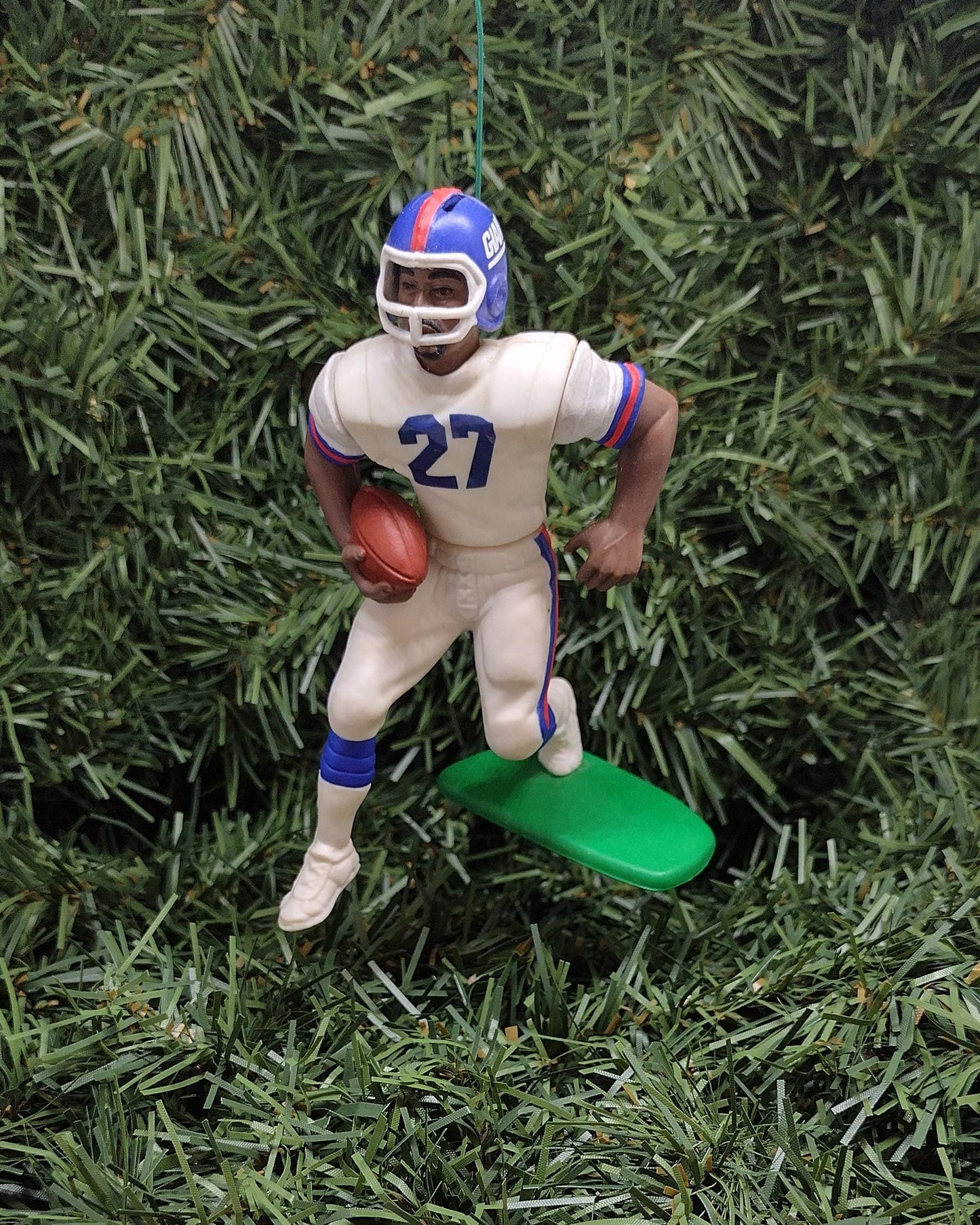 NEW YORK GIANTS Ornaments Rodney Hampton Jeff Hostetler Ron Dayne Christmas tree decoration unique Xmas gift idea