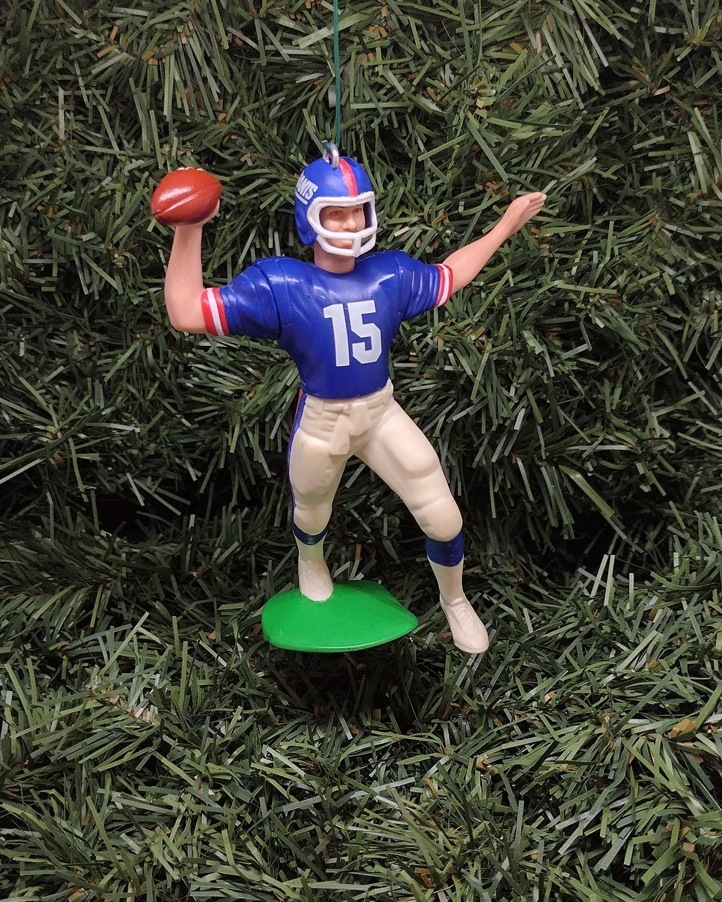 NEW YORK GIANTS Ornaments Rodney Hampton Jeff Hostetler Ron Dayne Christmas tree decoration unique Xmas gift idea