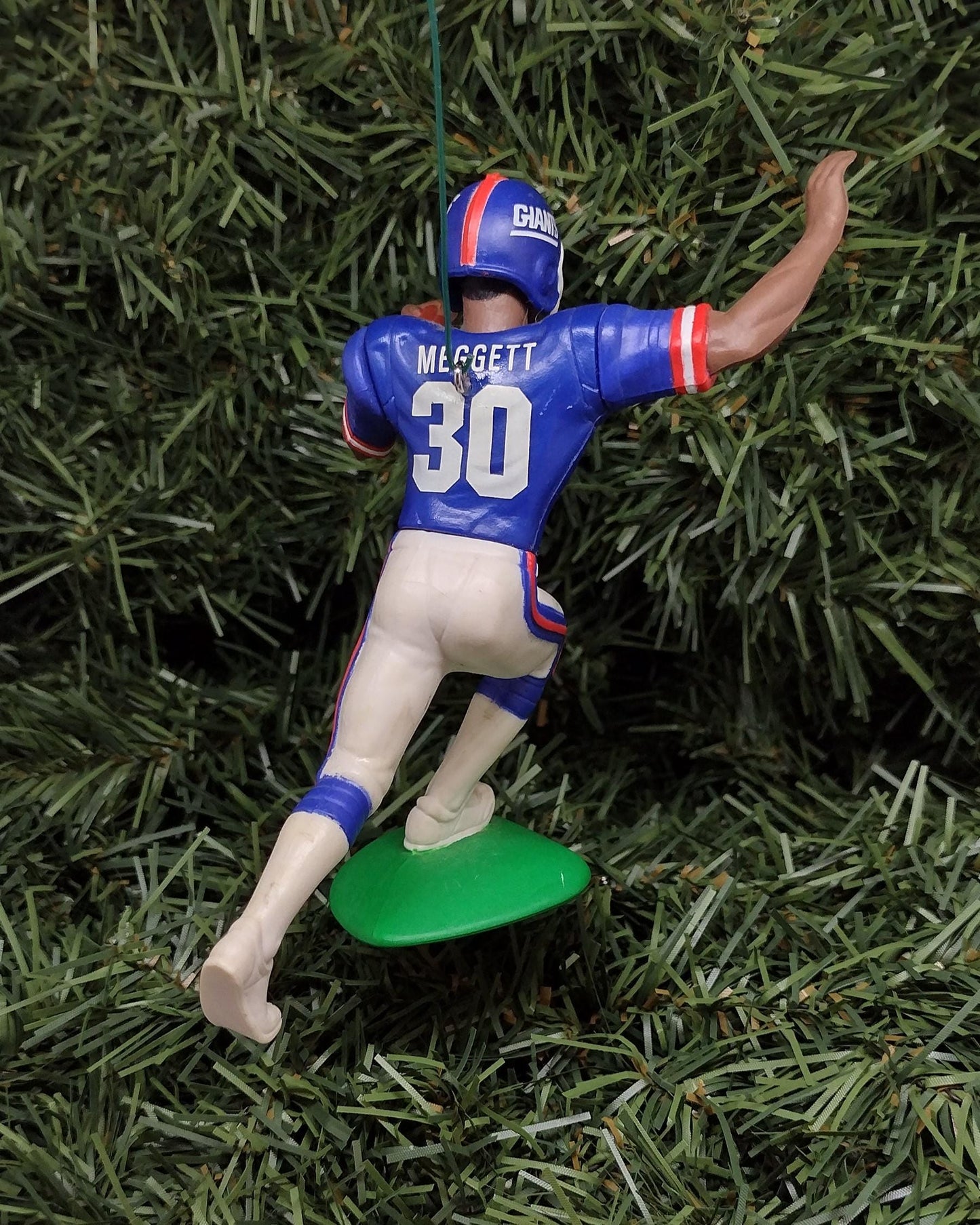 NEW YORK GIANTS Ornaments Rodney Hampton Jeff Hostetler Ron Dayne Christmas tree decoration unique Xmas gift idea