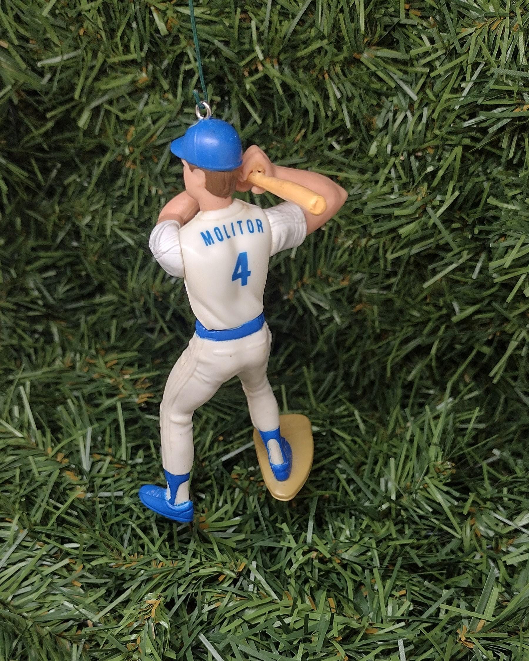 Robin Yount MILWAUKEE BREWERS Christmas tree ornament MLB baseball xmas figure