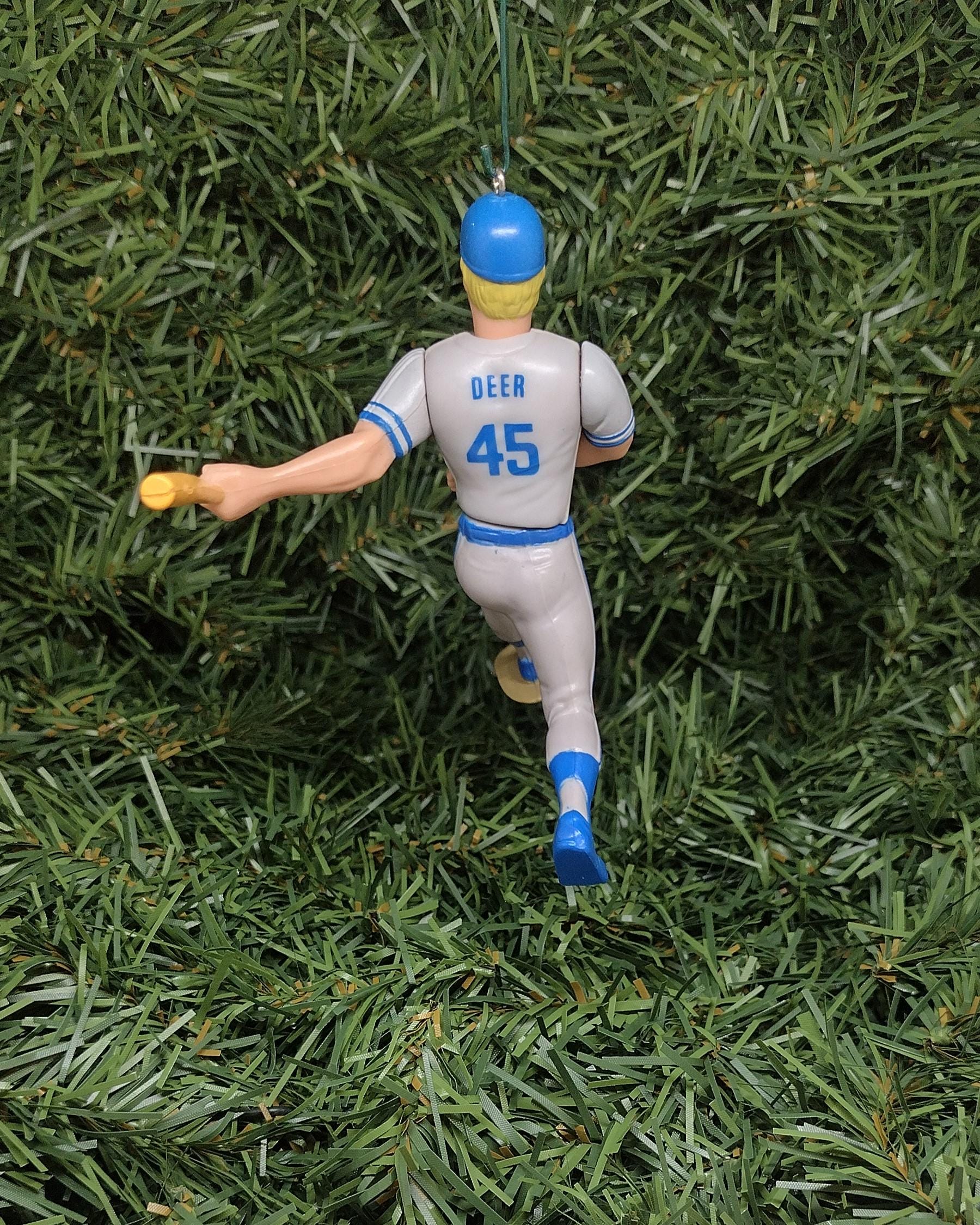 Robin Yount MILWAUKEE BREWERS Christmas tree ornament MLB baseball xmas figure