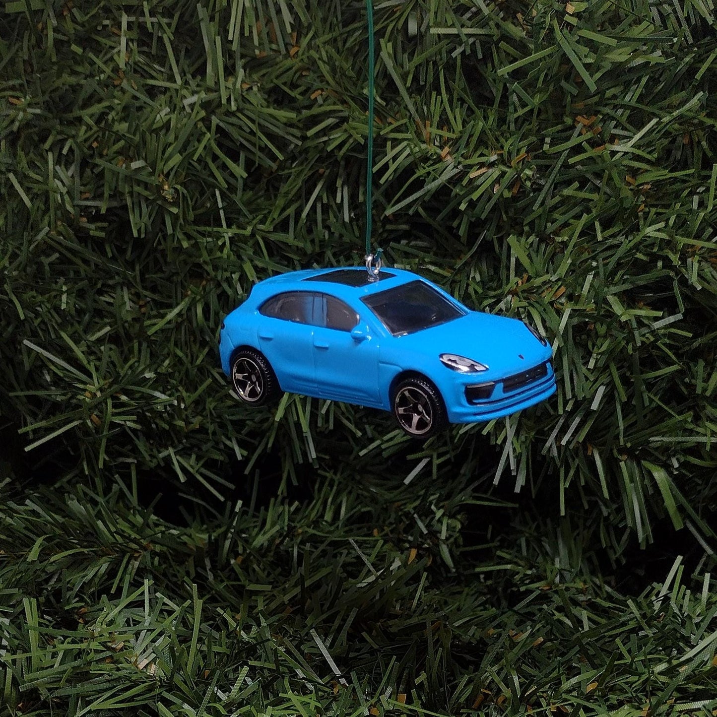 Porsche Macan Ornament Christmas Tree Decoration Unique Gift Idea 2021 2022 2023 Blue Orange