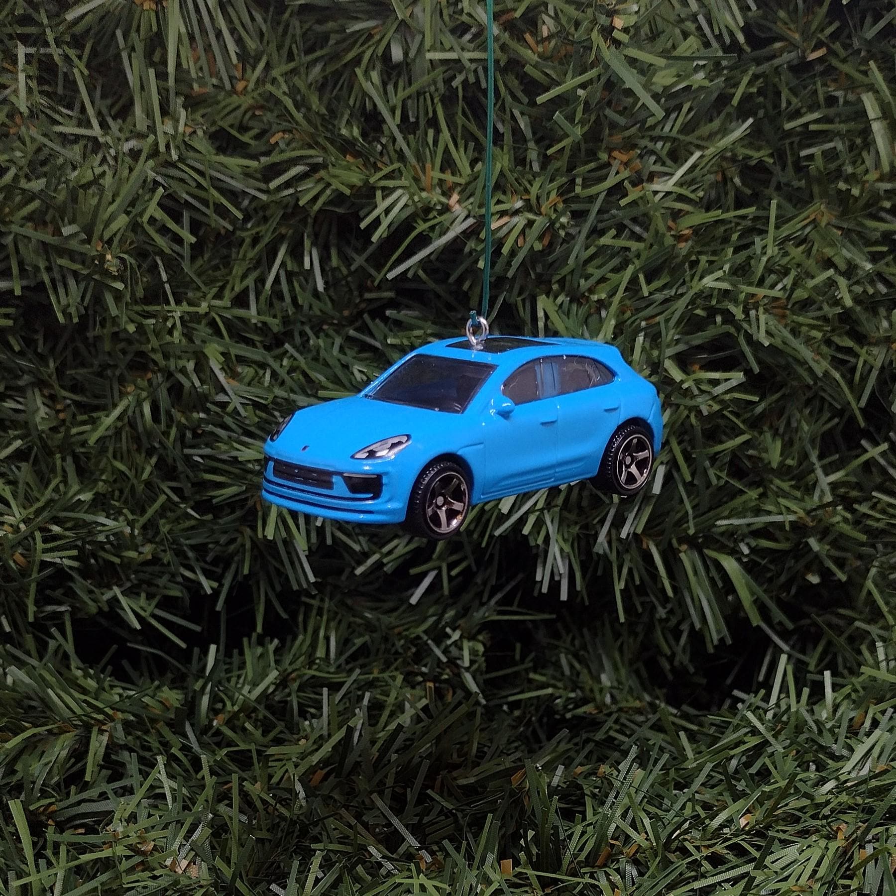 Porsche Macan Ornament Christmas Tree Decoration Unique Gift Idea 2021 2022 2023 Blue Orange
