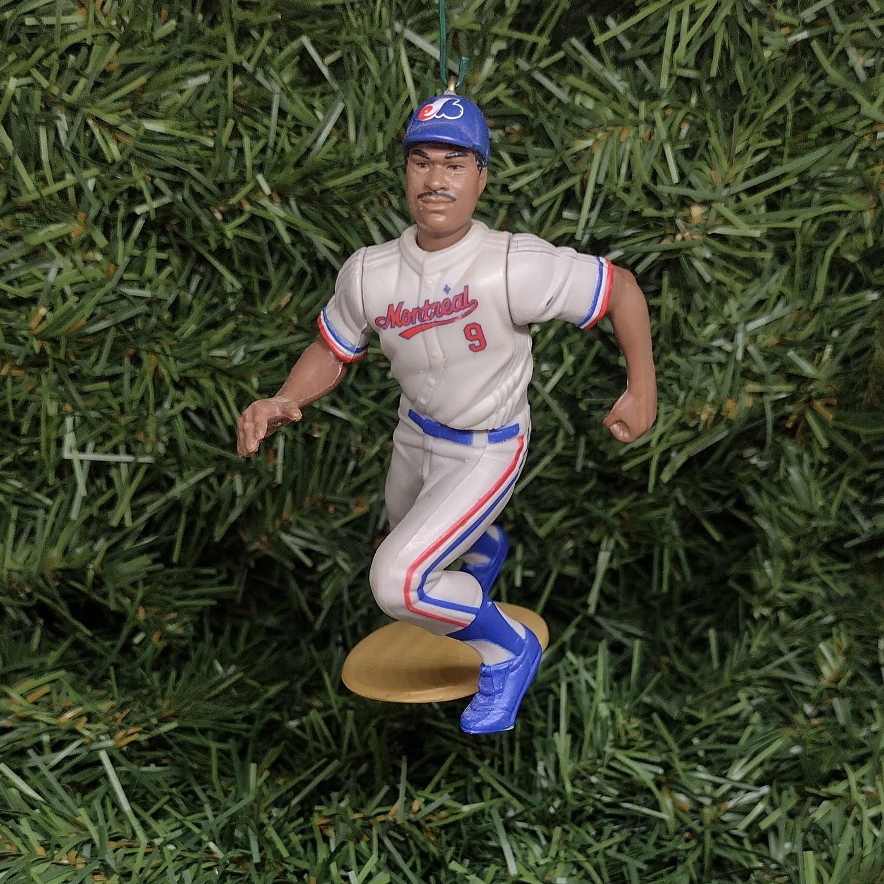 MONTREAL EXPOS ornaments Christmas tree decoration Tim Raines/Vladimir Guerrero/Cliff Floyd MLB baseball unique Xmas gift idea