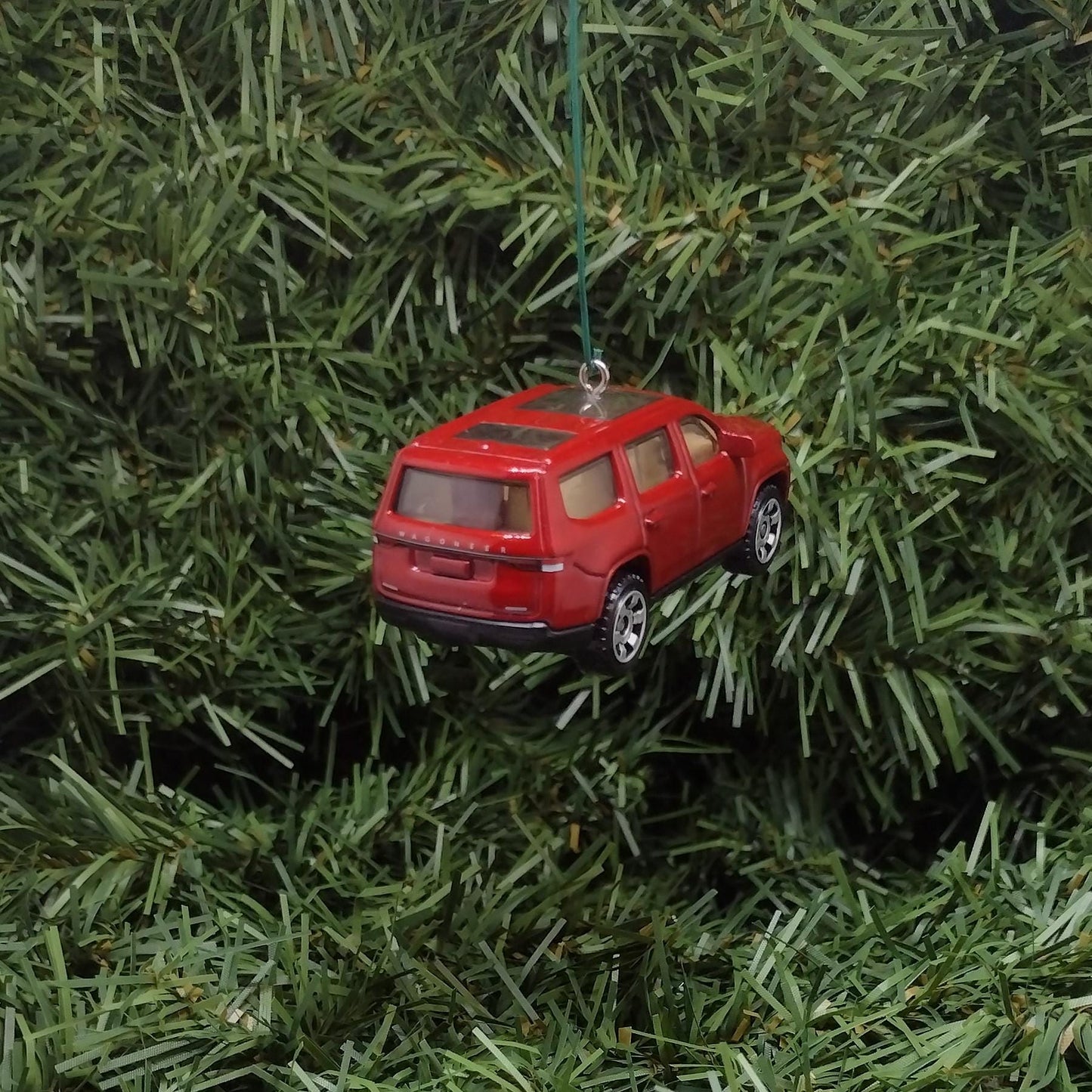 2022 JEEP WAGONEER Ornament Christmas Gift Idea Unique Xmas Tree Decoration 2023 2024 2025 4x4 SUV Red