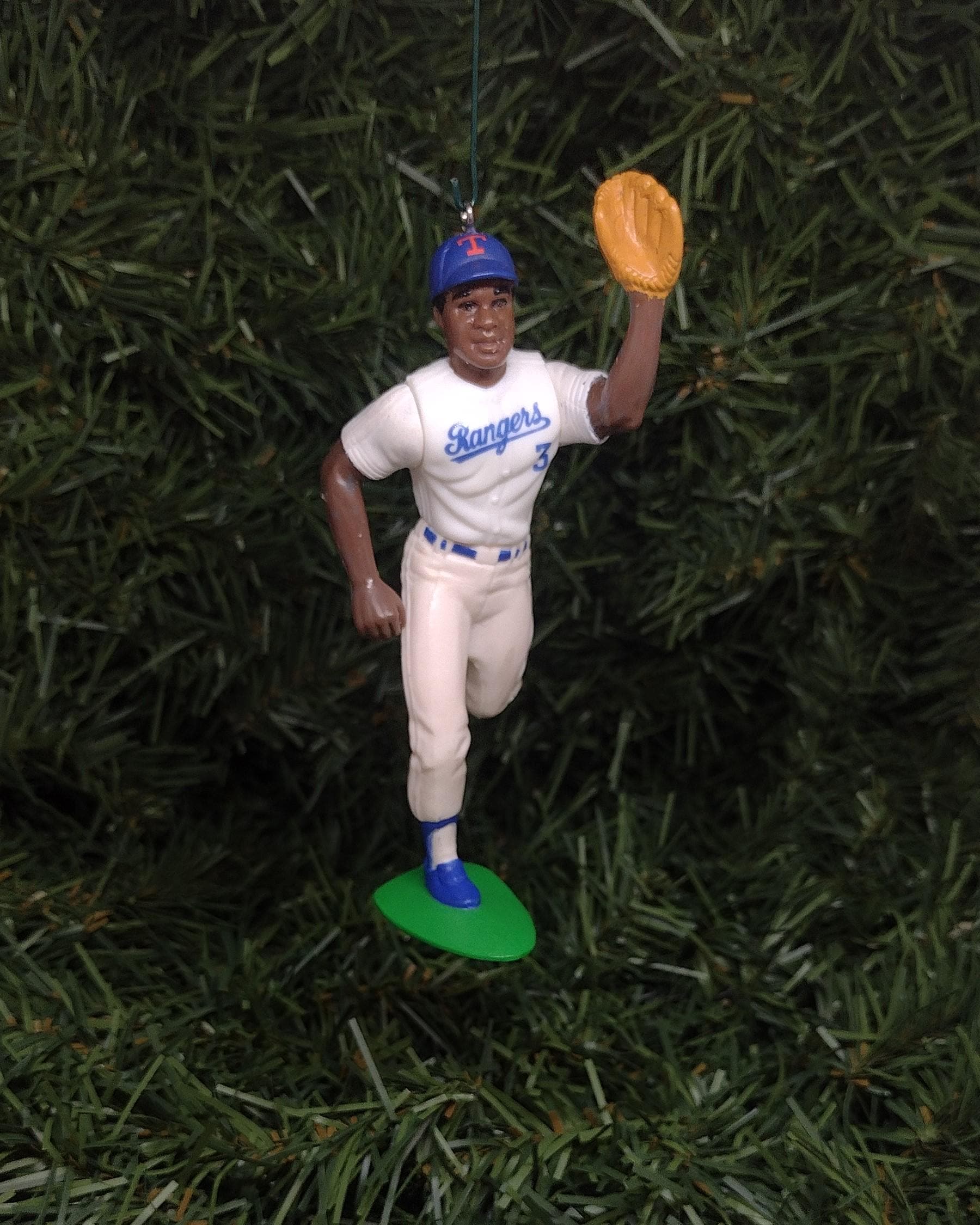 TEXAS RANGERS ornaments MLB baseball Christmas gift Juan Gonzalez/Jose Canseco/Kevin Brown unique Xmas tree decoration