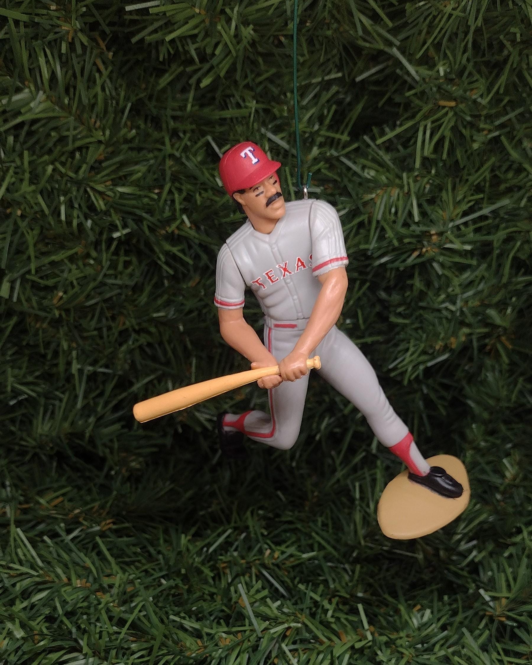 TEXAS RANGERS Ornaments MLB baseball Christmas Gift Ivan Rodriguez/Juan Gonzalez/Will Clark Xmas Tree Decoration