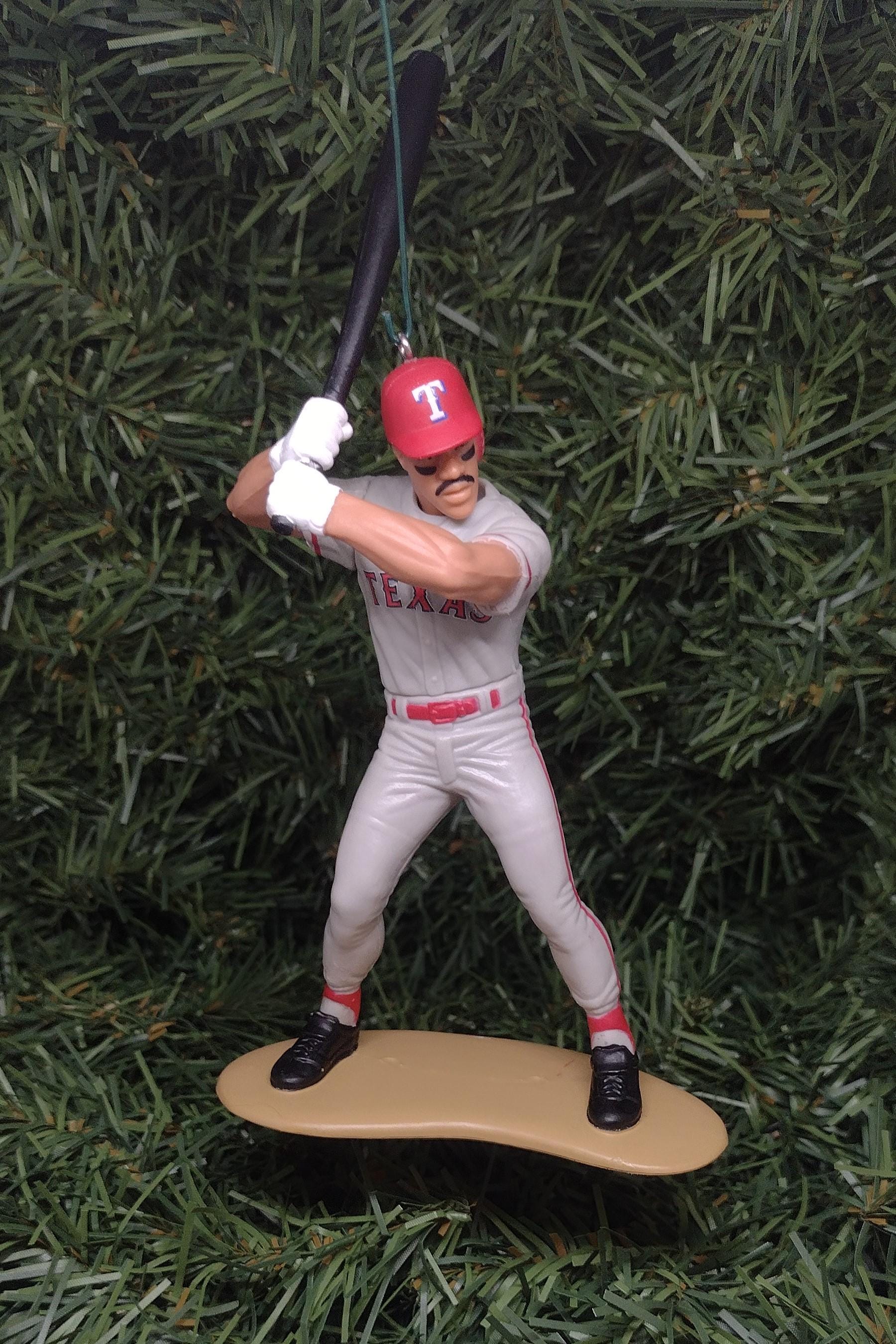 TEXAS RANGERS Ornaments MLB baseball Christmas Gift Ivan Rodriguez/Juan Gonzalez/Will Clark Xmas Tree Decoration
