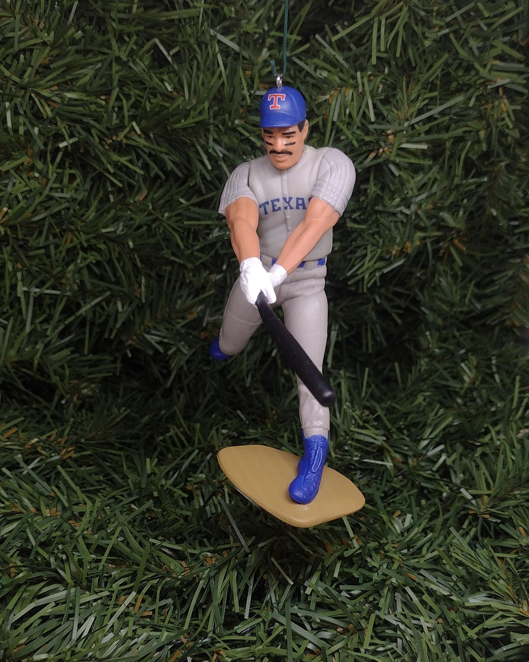TEXAS RANGERS Ornaments MLB baseball Christmas Gift Ivan Rodriguez/Juan Gonzalez/Will Clark Xmas Tree Decoration